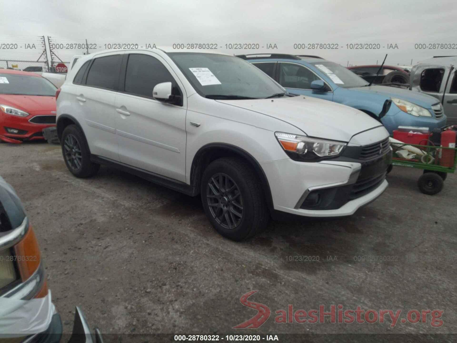 JA4AP3AU6HZ003991 2017 MITSUBISHI OUTLANDER SPORT