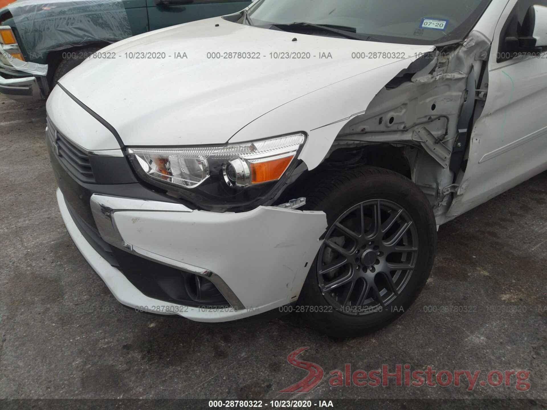 JA4AP3AU6HZ003991 2017 MITSUBISHI OUTLANDER SPORT