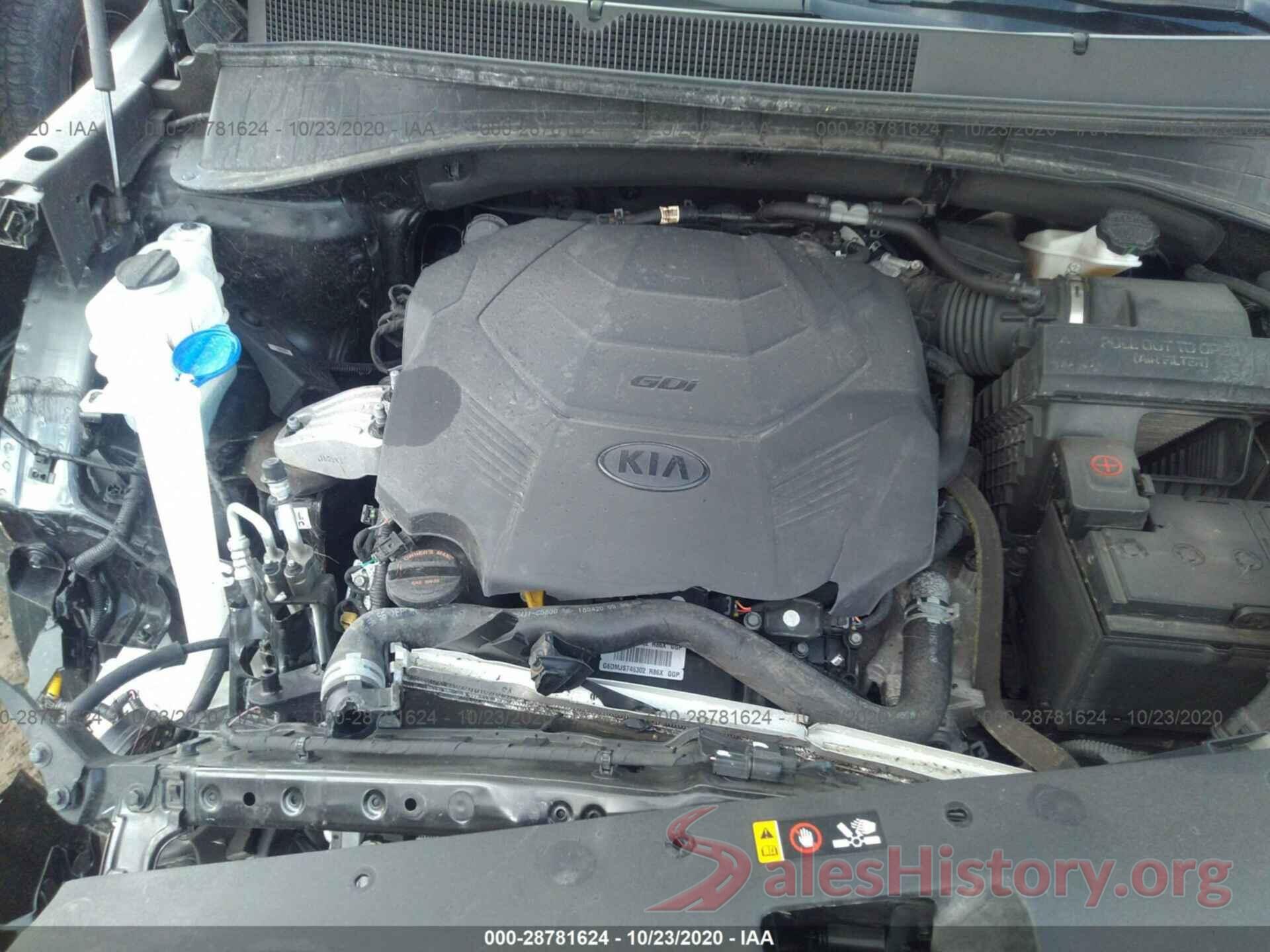 5XYPGDA53KG494234 2019 KIA SORENTO