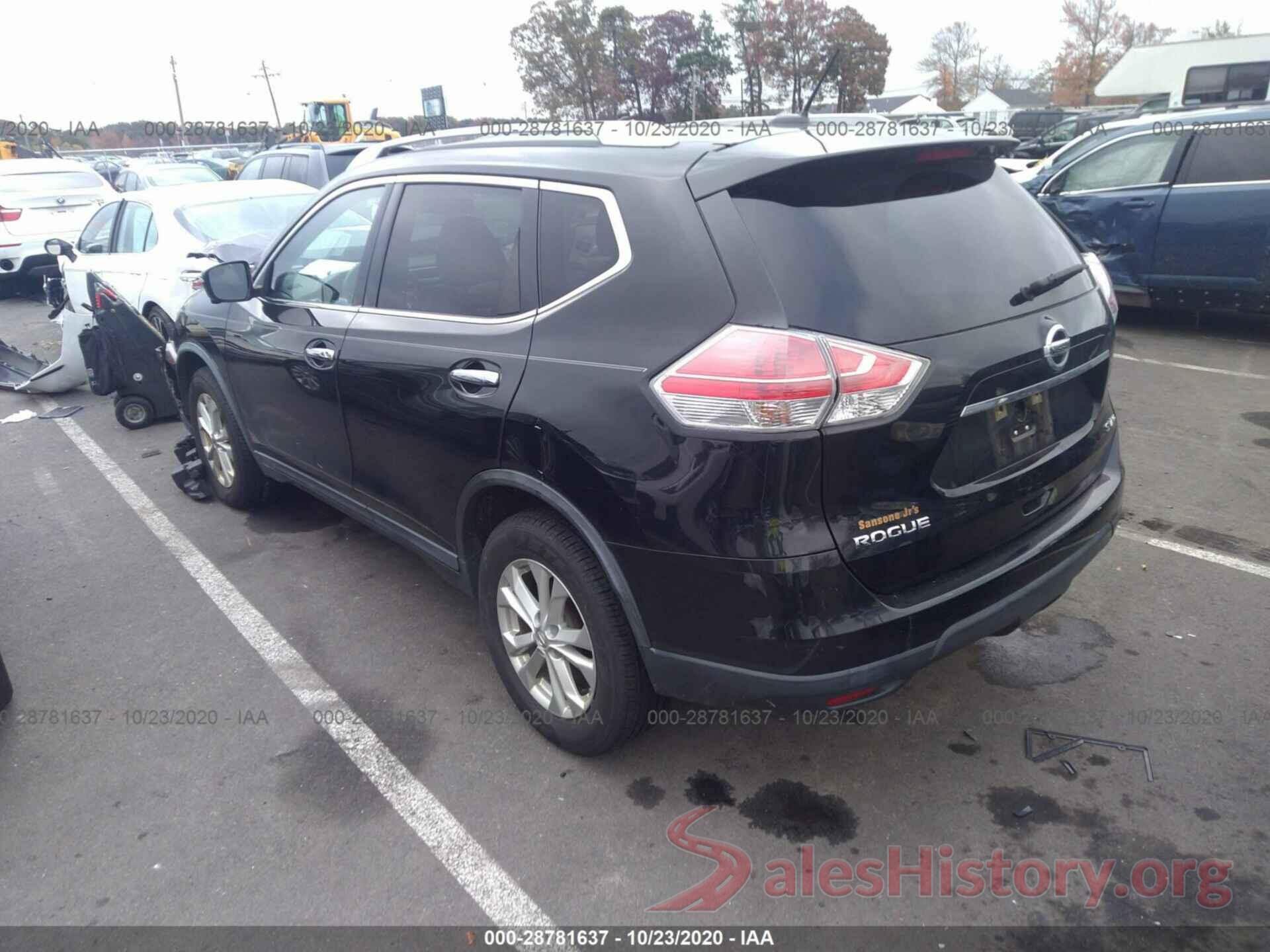 KNMAT2MV0GP657587 2016 NISSAN ROGUE