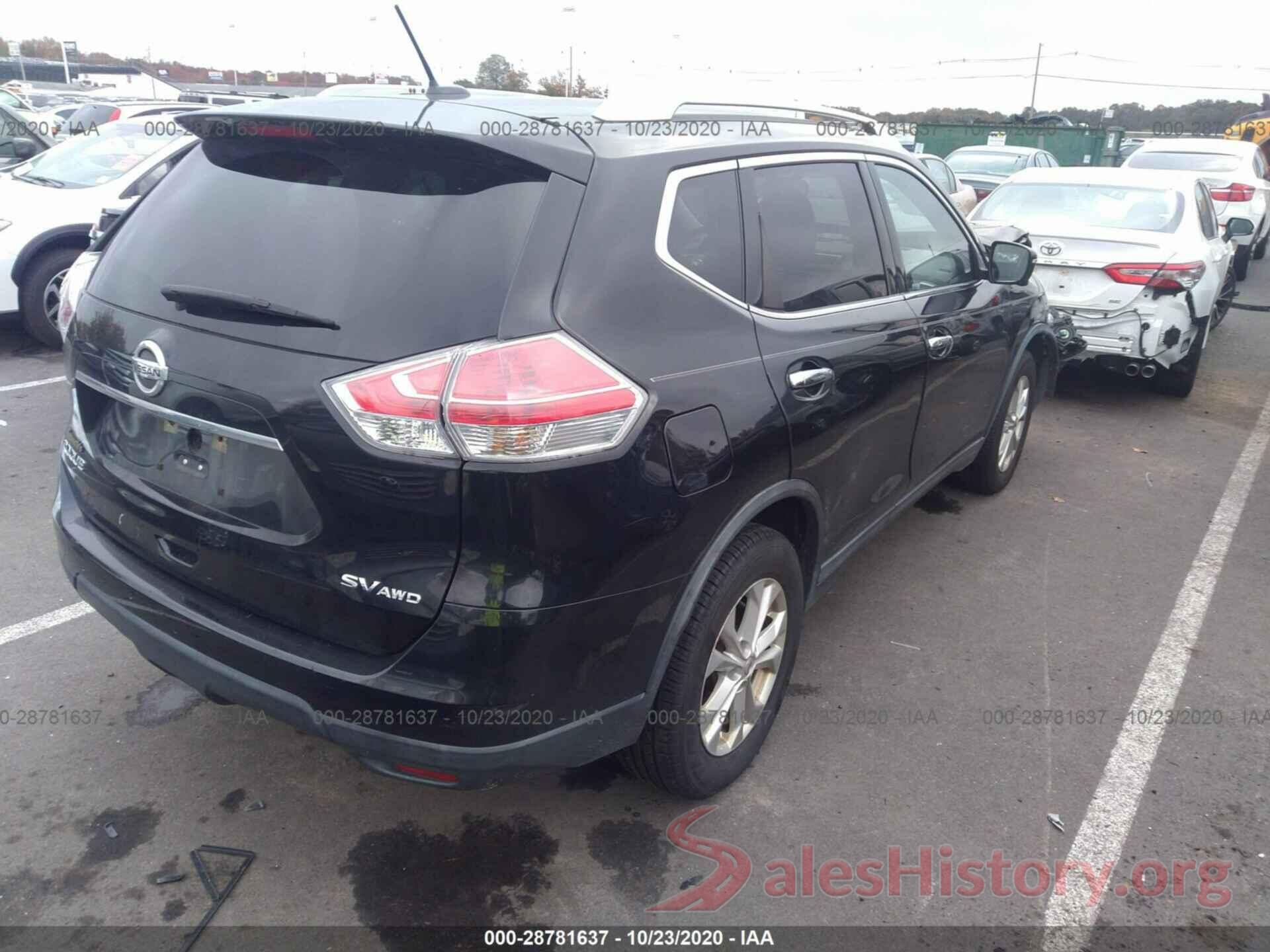 KNMAT2MV0GP657587 2016 NISSAN ROGUE