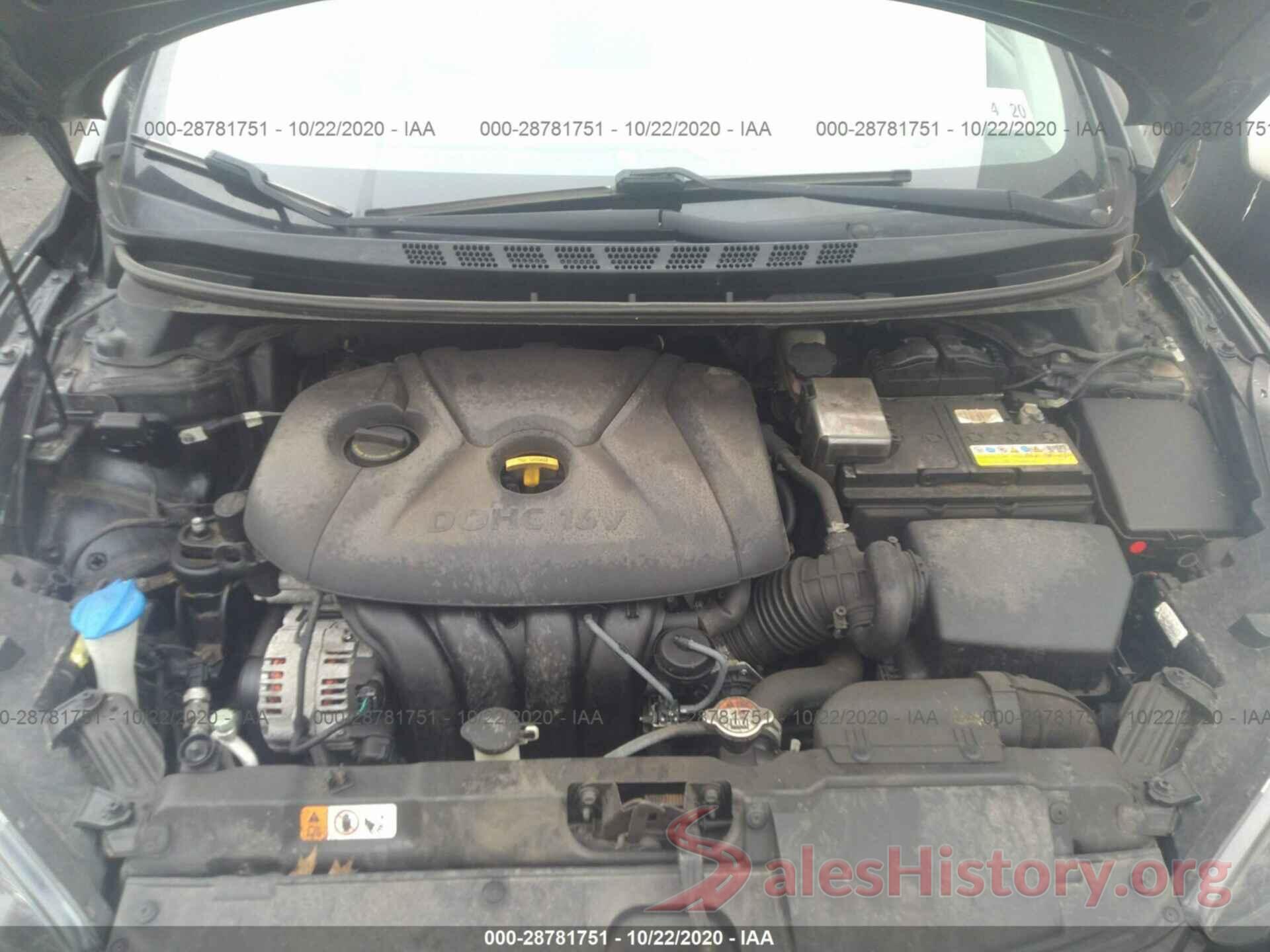 5NPDH4AE9GH733981 2016 HYUNDAI ELANTRA