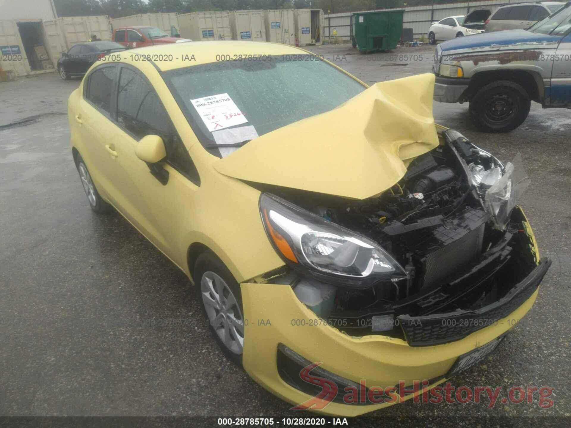 KNADM4A35G6575091 2016 KIA RIO