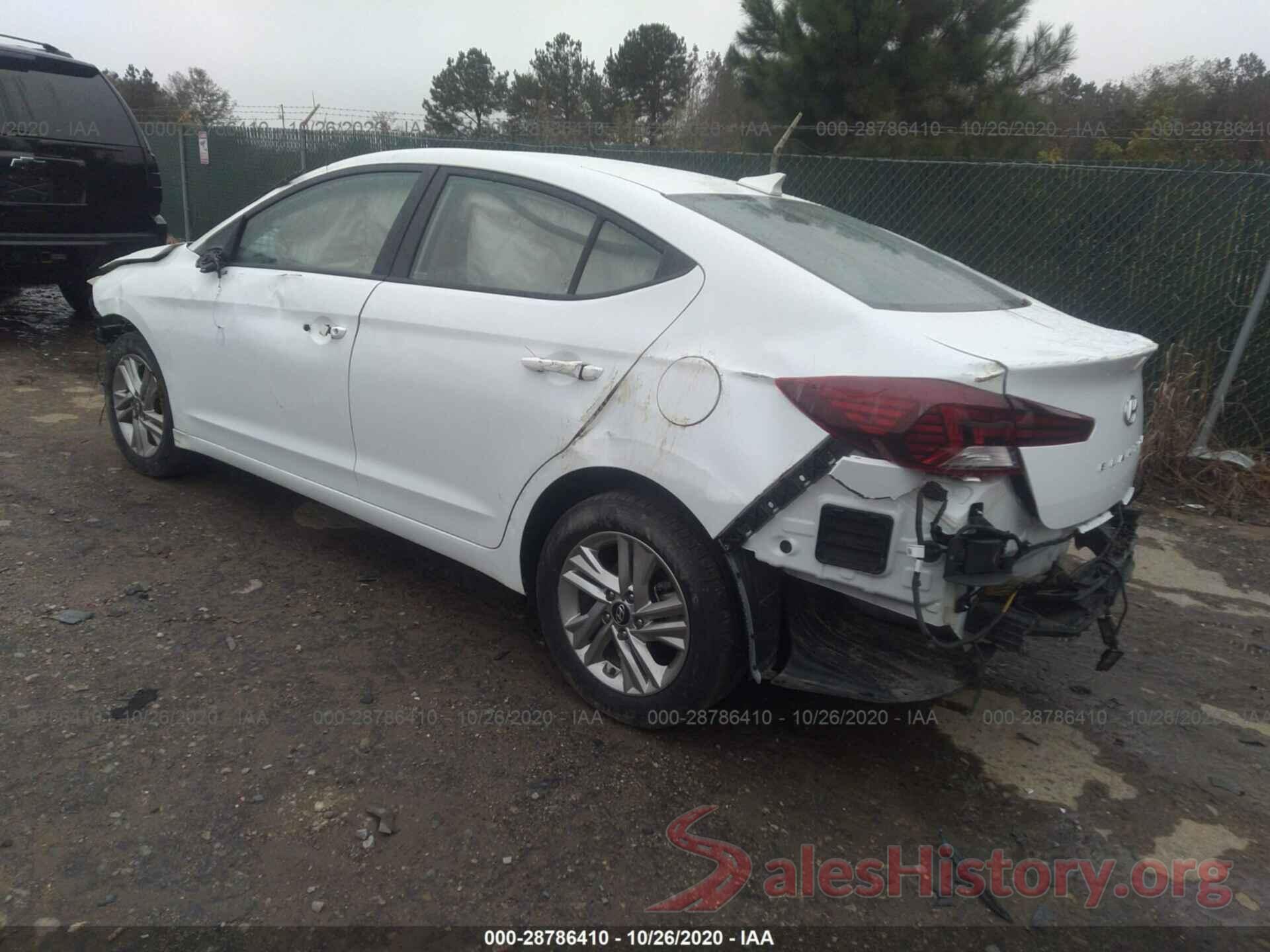 5NPD84LFXKH460127 2019 HYUNDAI ELANTRA