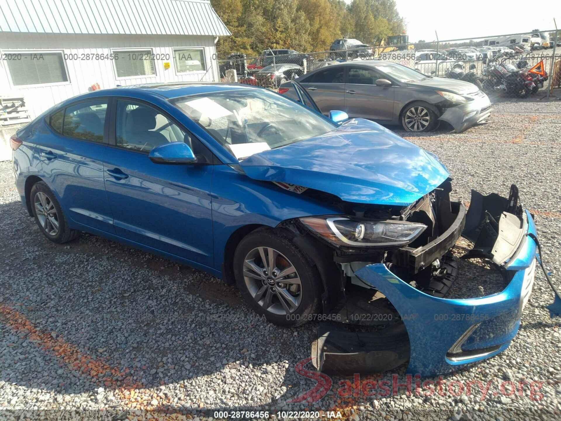 KMHD84LF0JU561029 2018 HYUNDAI ELANTRA