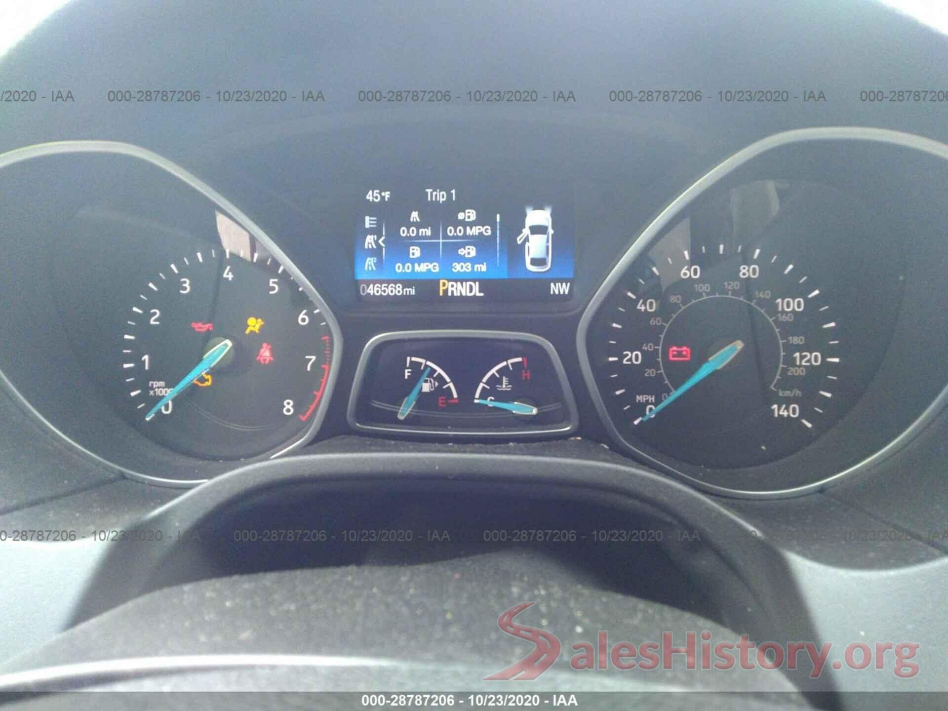 1FADP3F22HL299353 2017 FORD FOCUS