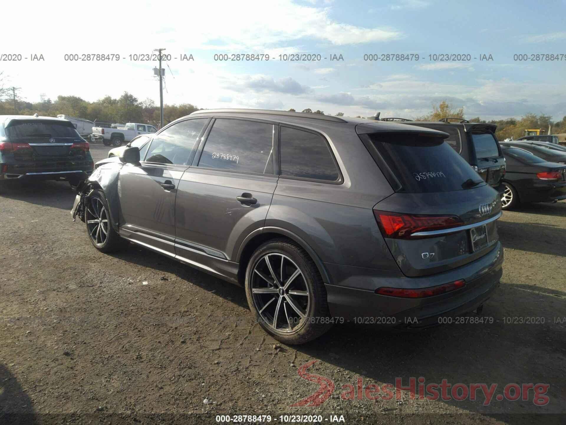 WA1LXAF73LD012816 2020 AUDI Q7