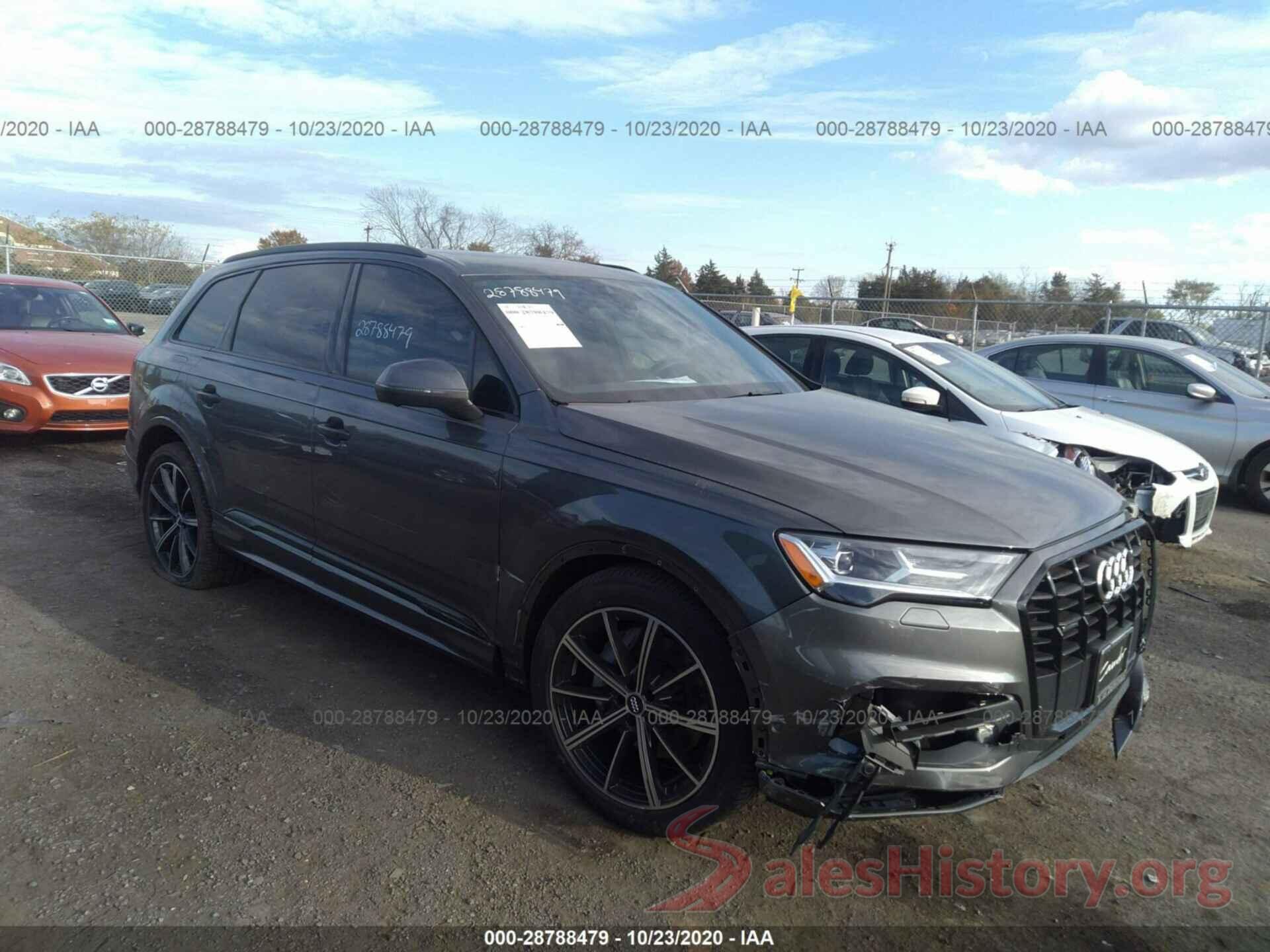 WA1LXAF73LD012816 2020 AUDI Q7