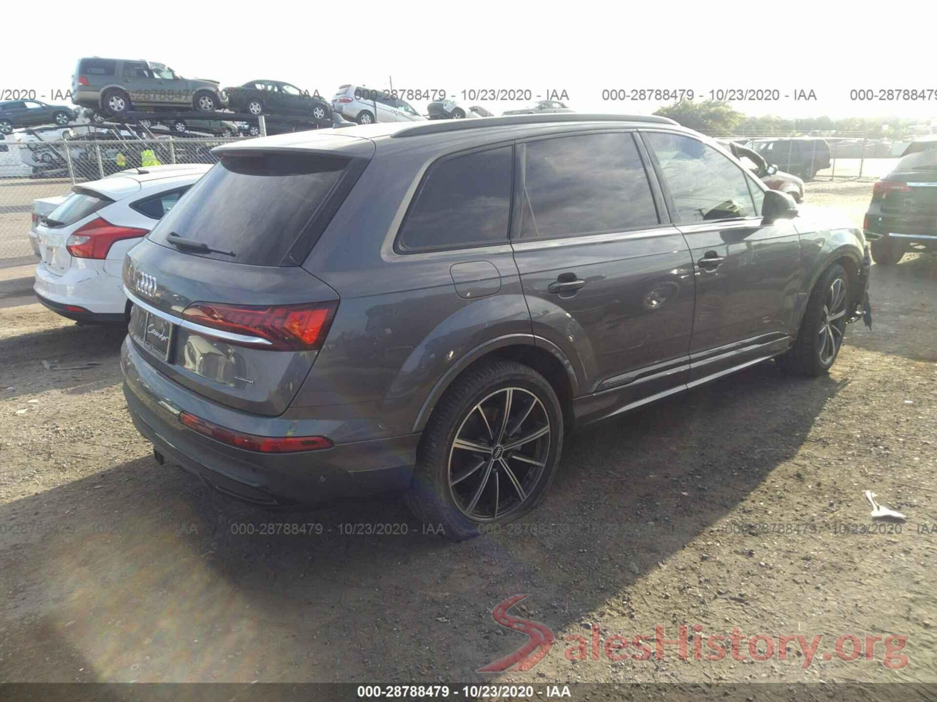 WA1LXAF73LD012816 2020 AUDI Q7