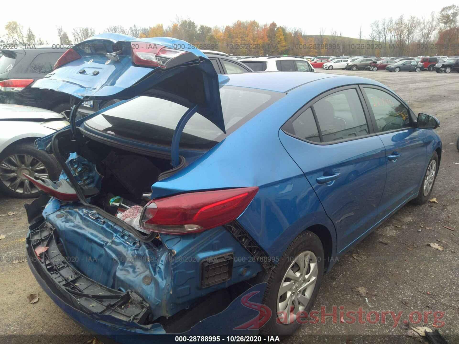 5NPD74LF1HH133465 2017 HYUNDAI ELANTRA