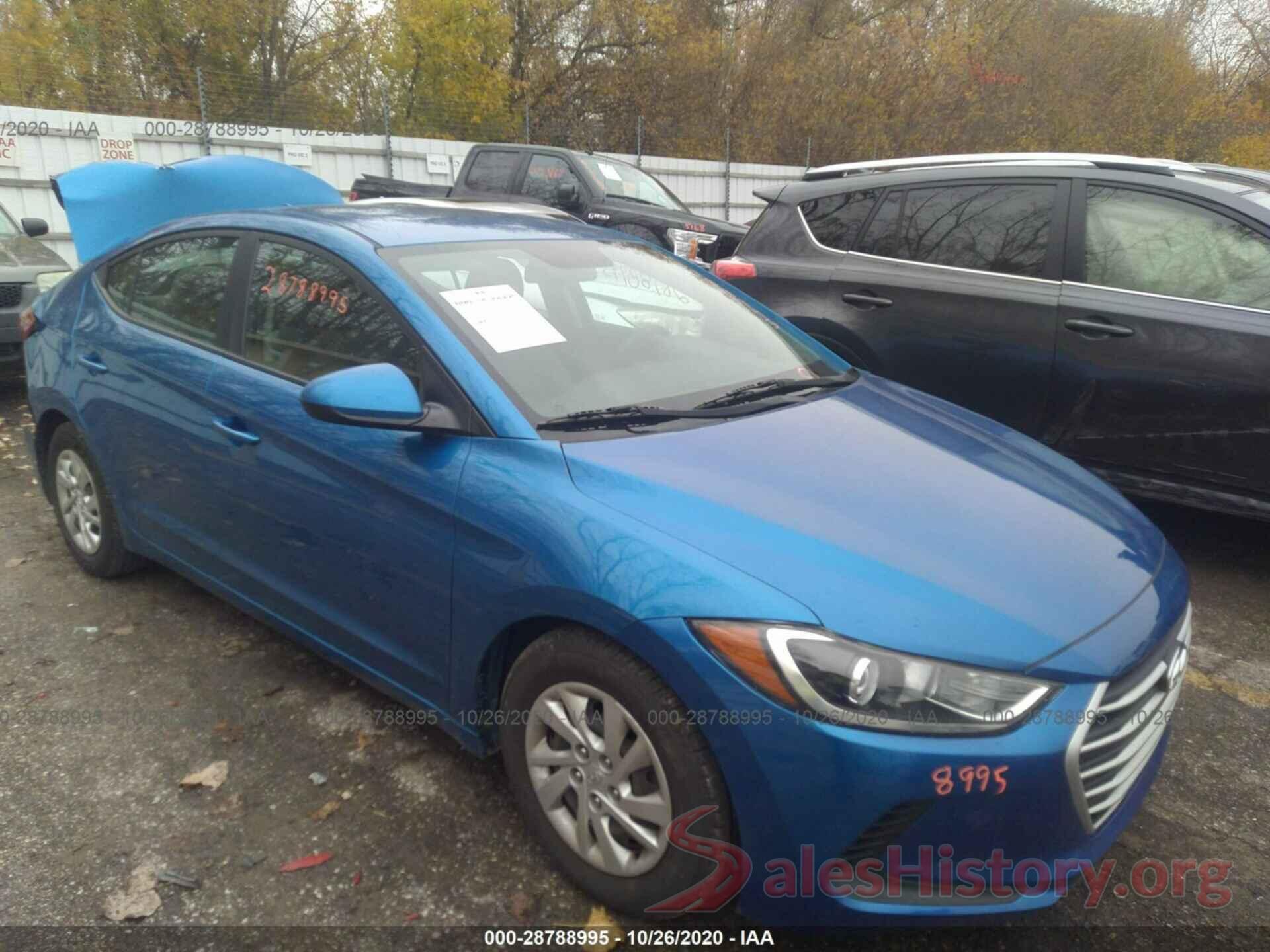 5NPD74LF1HH133465 2017 HYUNDAI ELANTRA