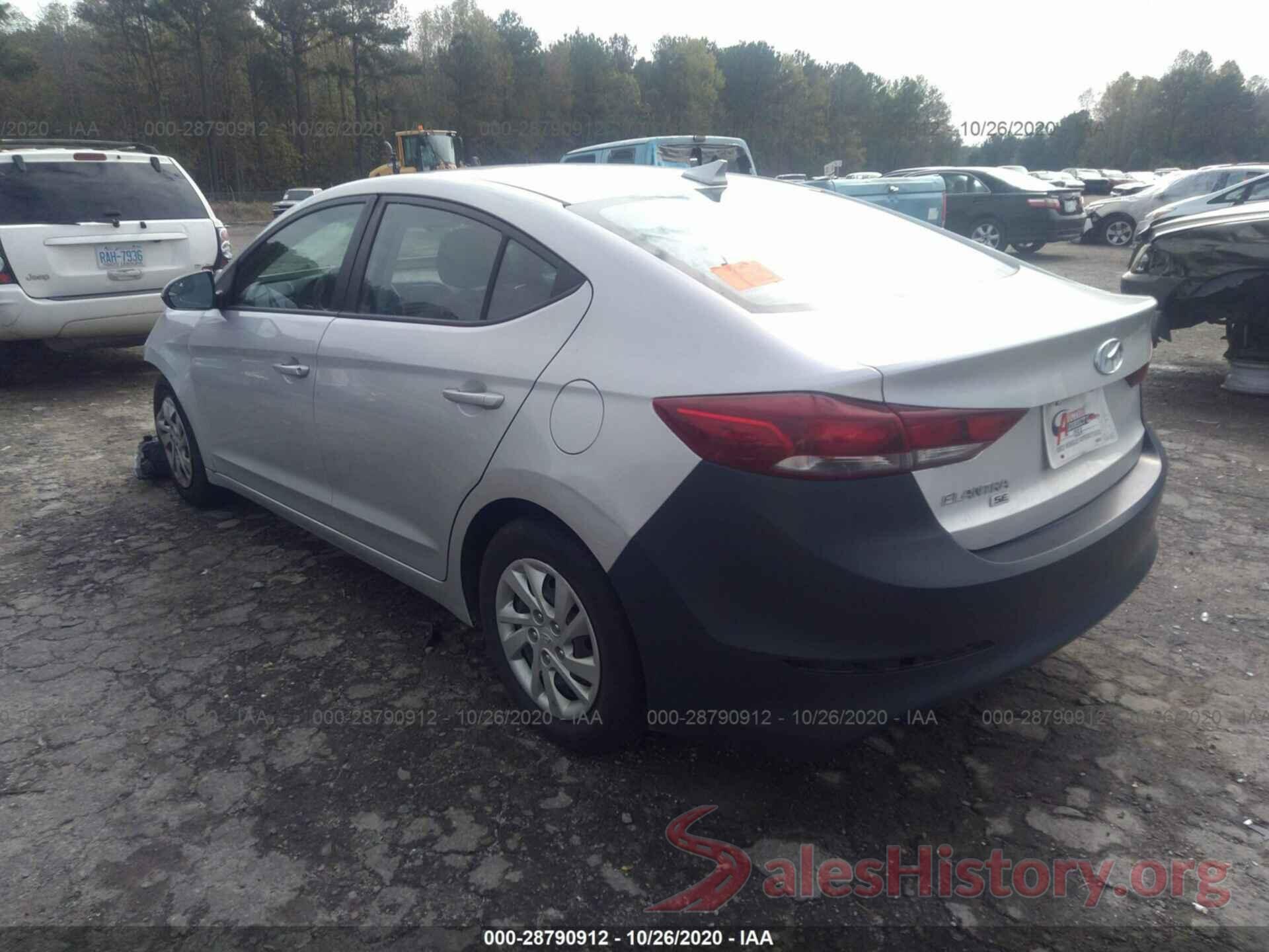 5NPD74LF6HH209259 2017 HYUNDAI ELANTRA