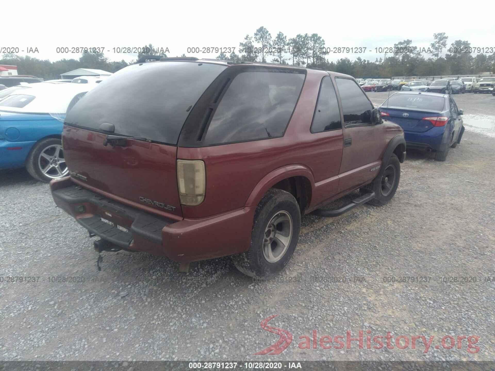 1GNCS18W6XK108439 1999 CHEVROLET BLAZER