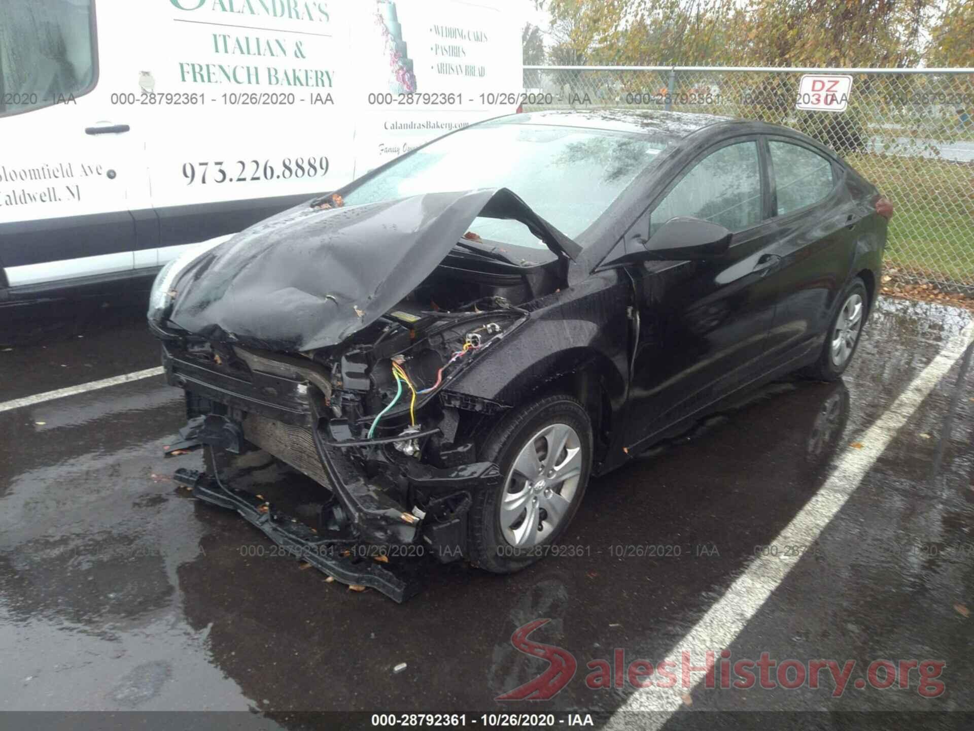 KMHDH4AEXGU636676 2016 HYUNDAI ELANTRA