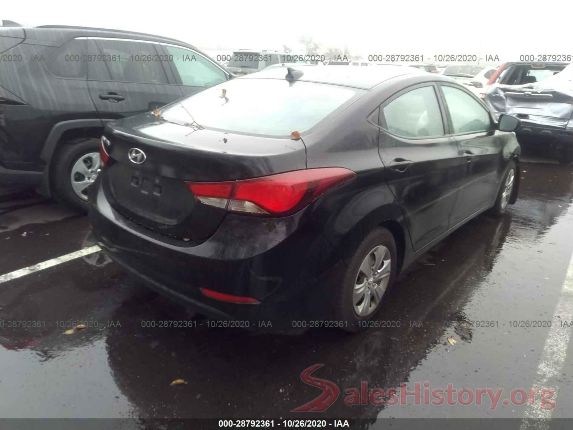 KMHDH4AEXGU636676 2016 HYUNDAI ELANTRA