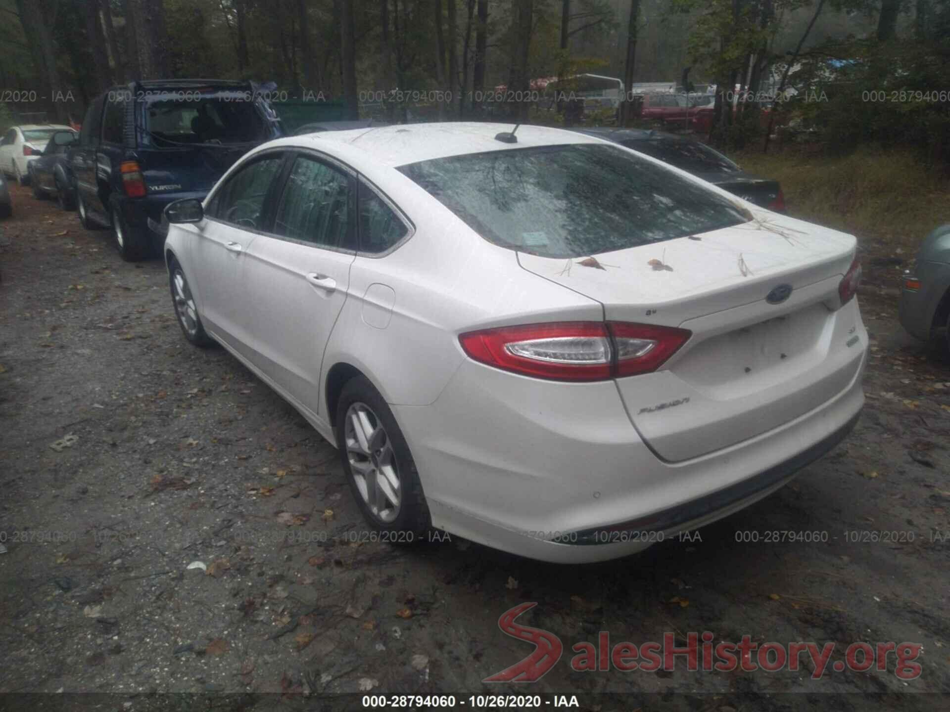 3FA6P0HD7GR209393 2016 FORD FUSION