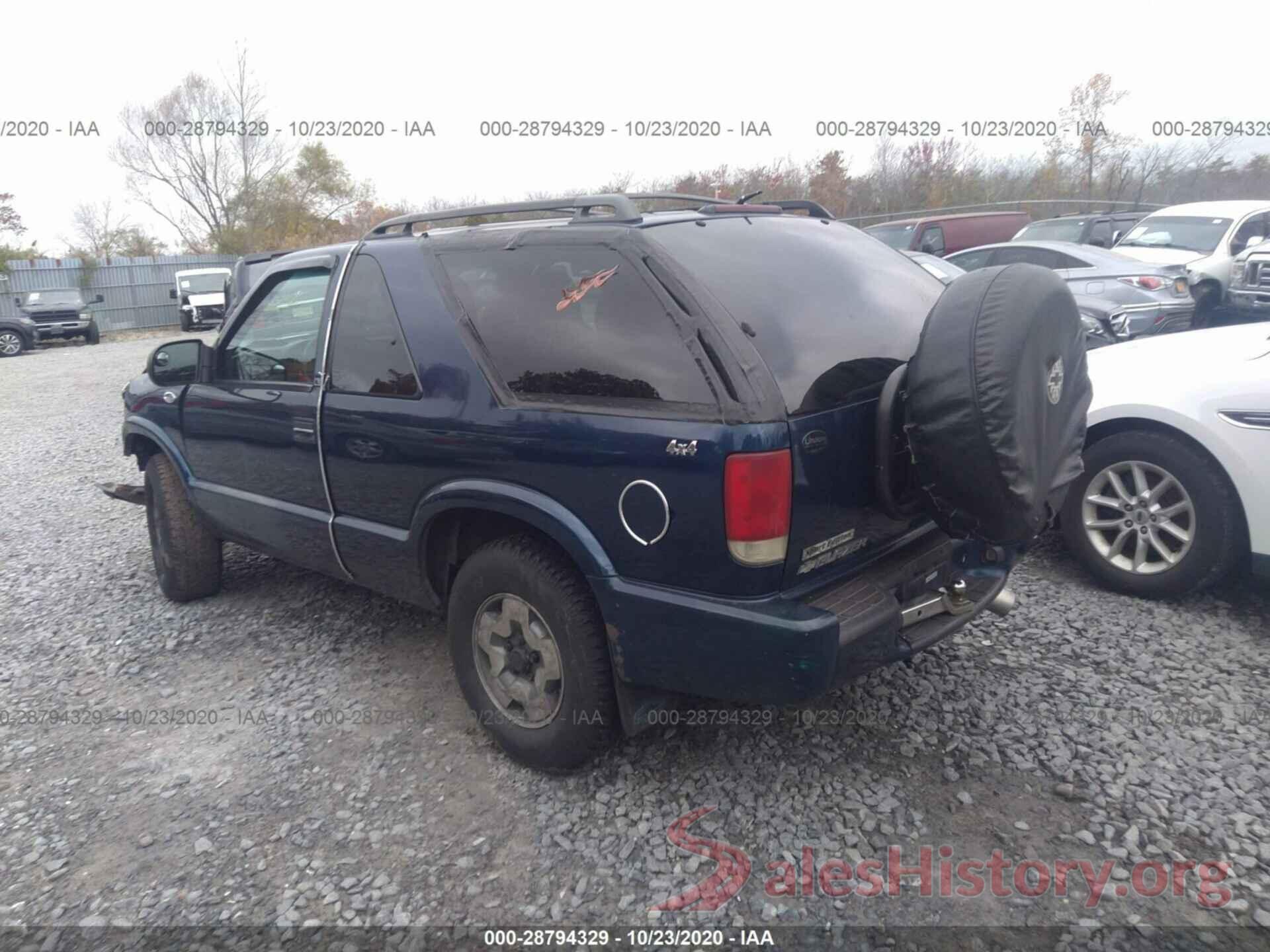 1GNCT18W41K230155 2001 CHEVROLET BLAZER