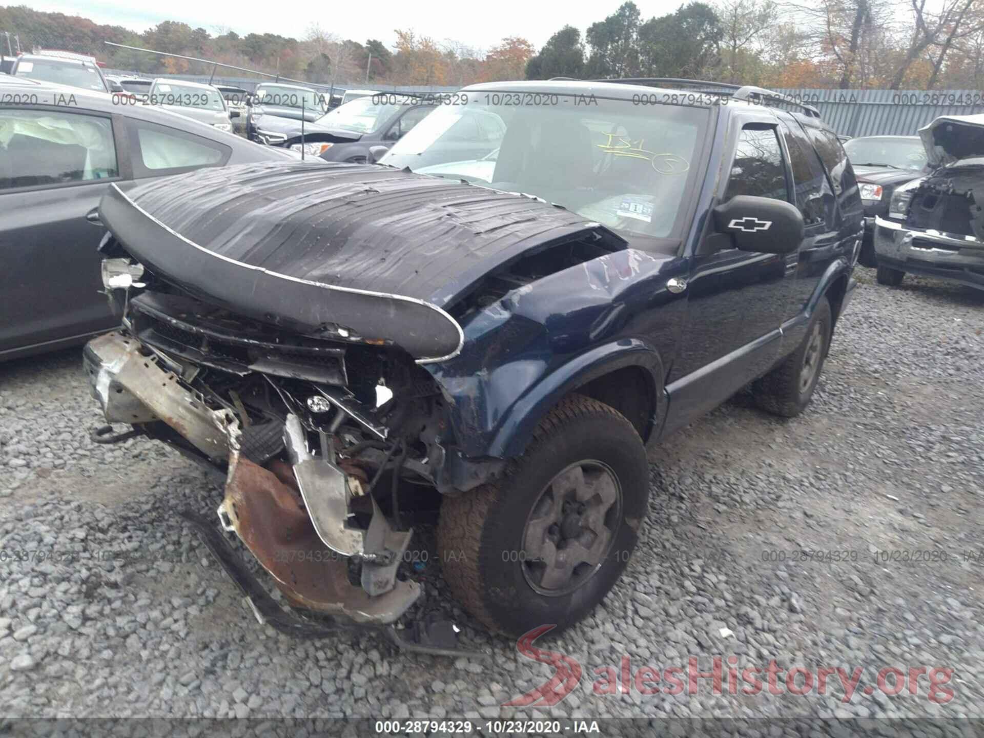 1GNCT18W41K230155 2001 CHEVROLET BLAZER