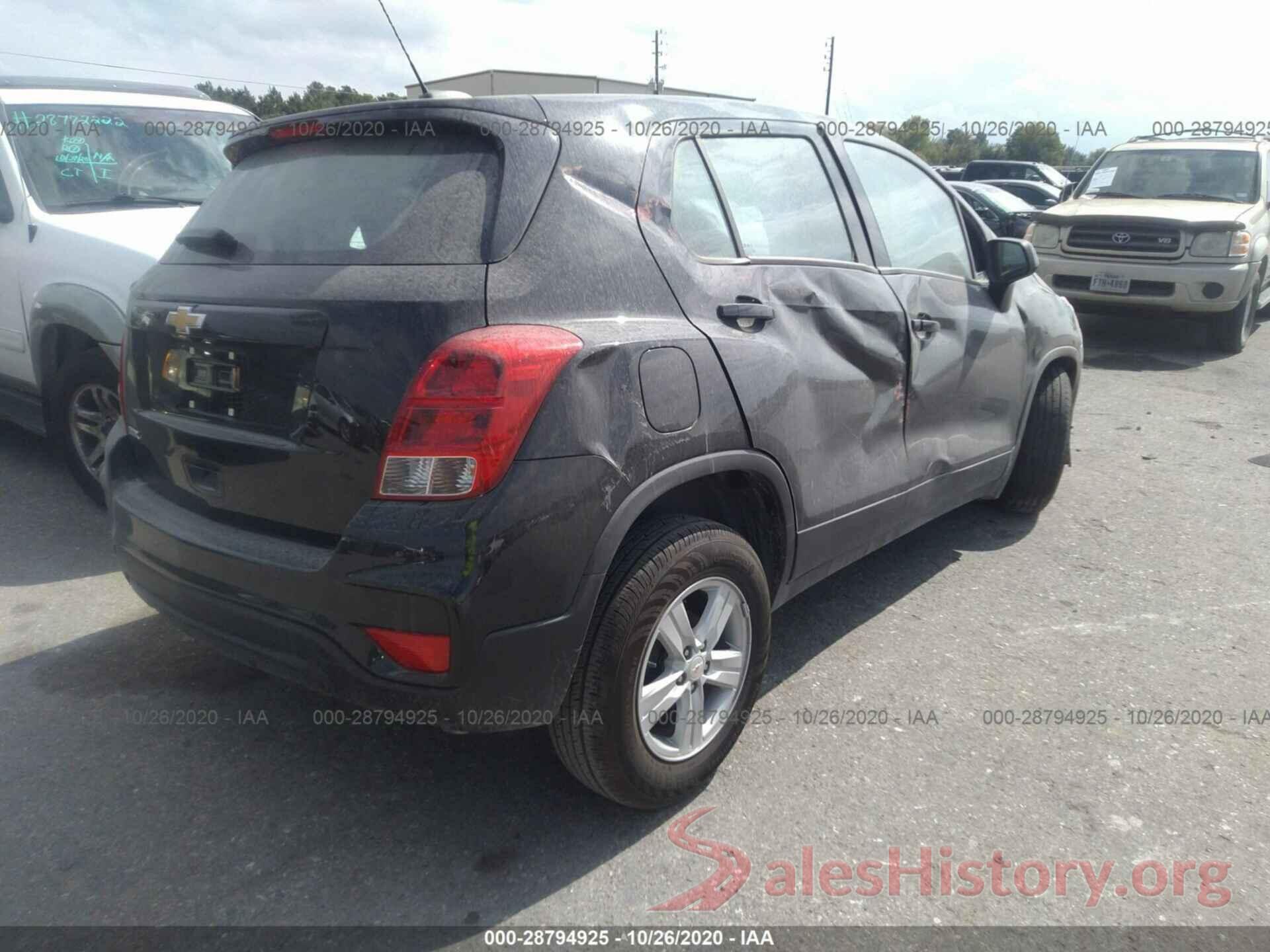 KL7CJKSB9LB062913 2020 CHEVROLET TRAX