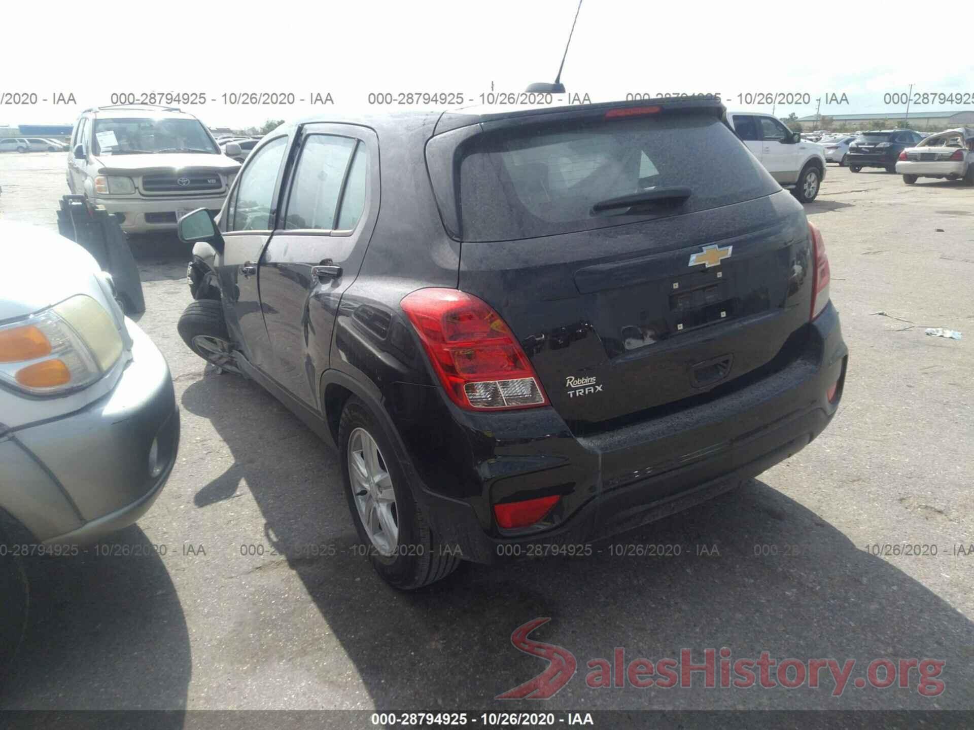 KL7CJKSB9LB062913 2020 CHEVROLET TRAX