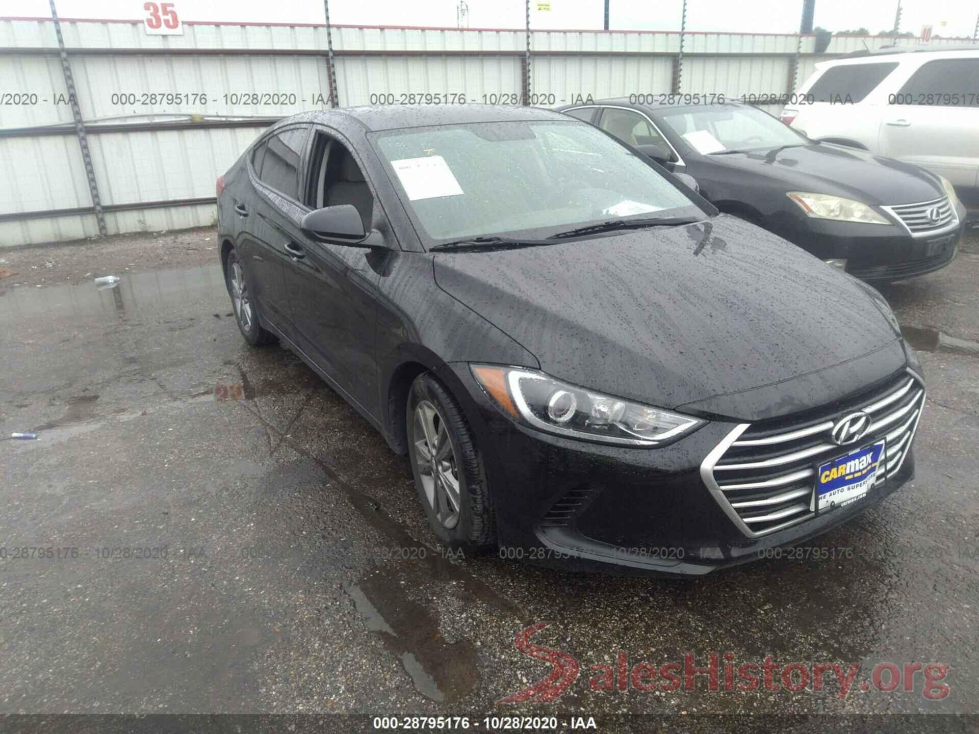 5NPD84LF6HH142935 2017 HYUNDAI ELANTRA