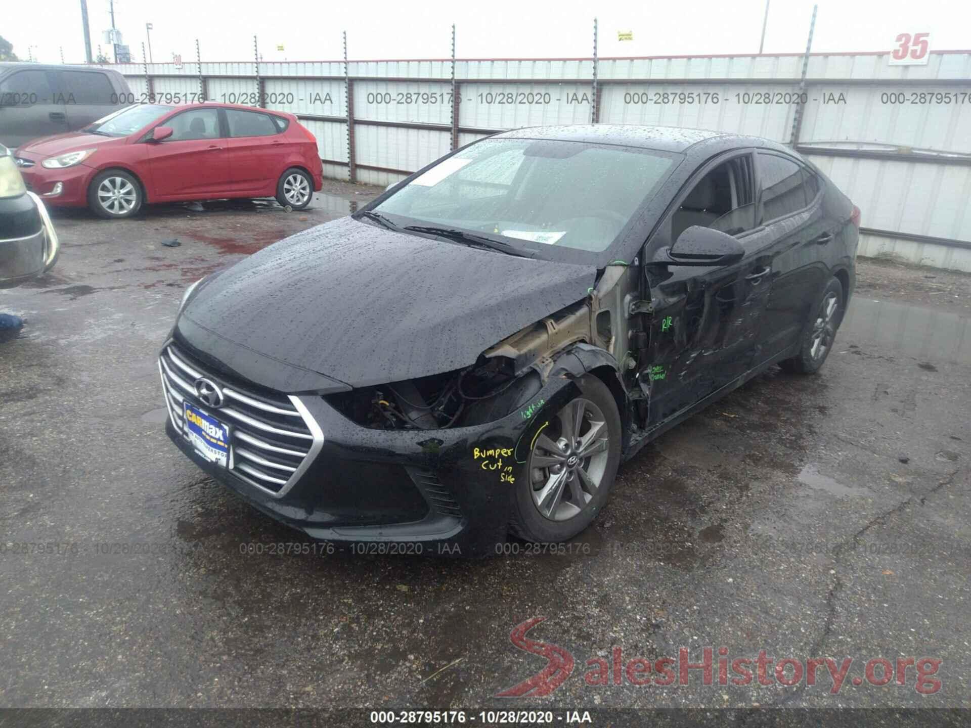 5NPD84LF6HH142935 2017 HYUNDAI ELANTRA