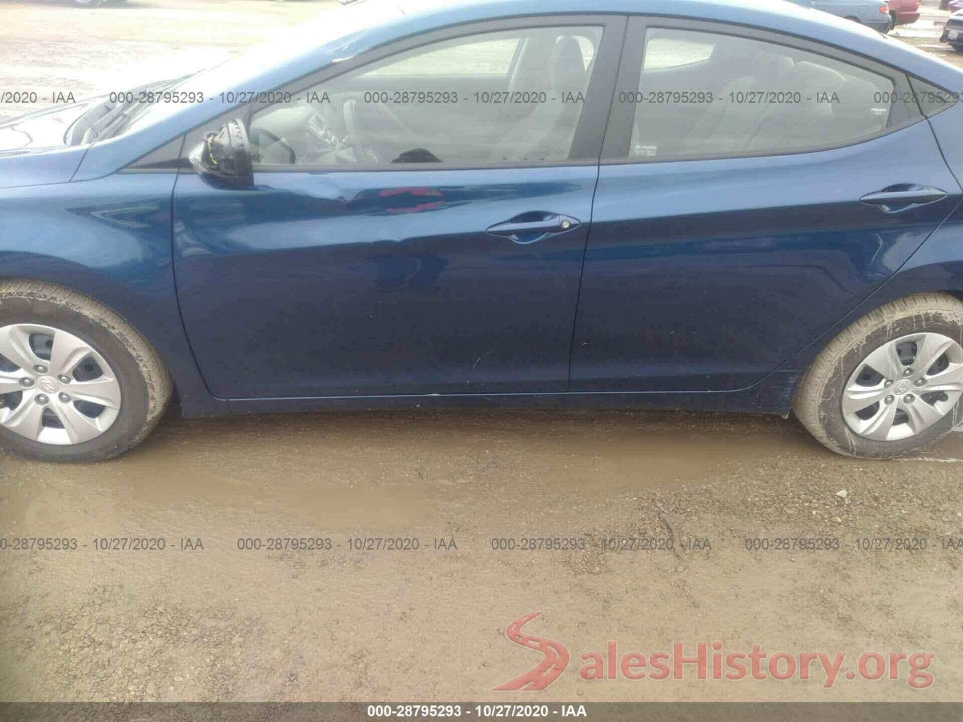 5NPDH4AE3GH712043 2016 HYUNDAI ELANTRA