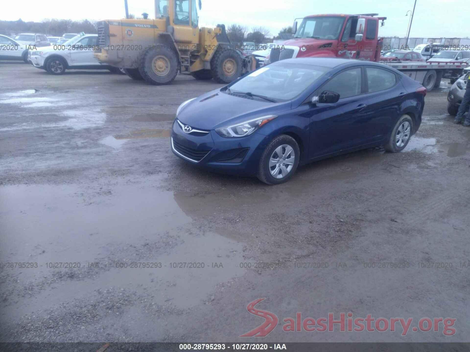 5NPDH4AE3GH712043 2016 HYUNDAI ELANTRA