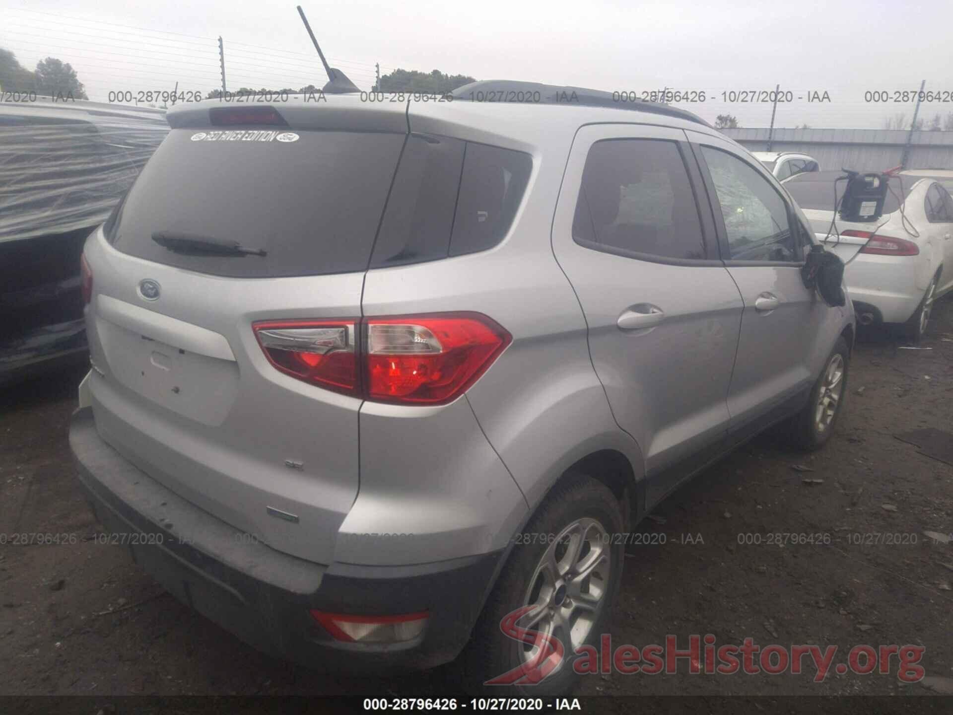 MAJ3S2GE0KC273984 2019 FORD ECOSPORT