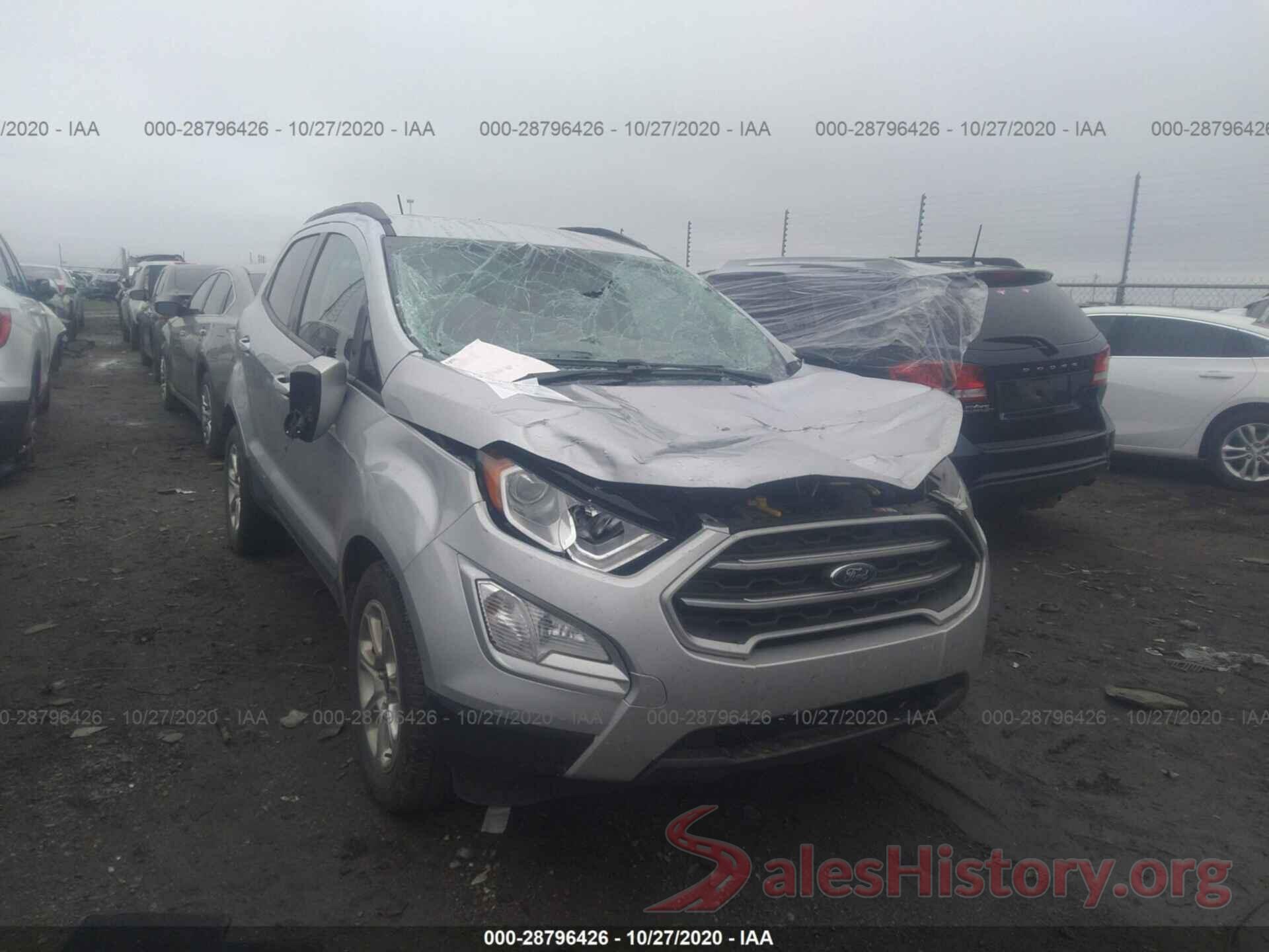 MAJ3S2GE0KC273984 2019 FORD ECOSPORT