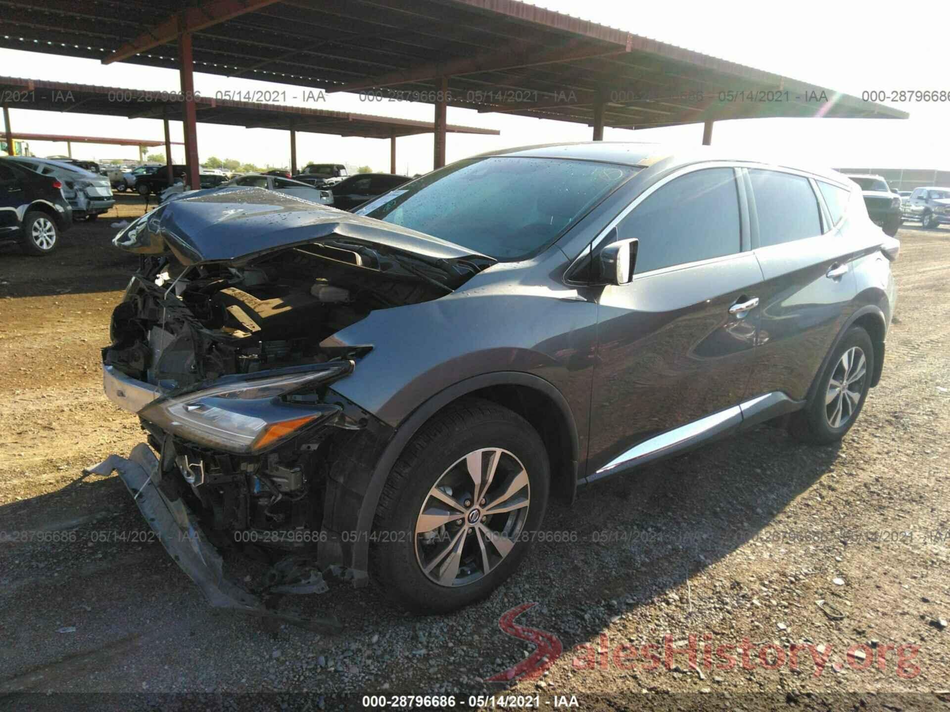 5N1AZ2AJXLN141416 2020 NISSAN MURANO