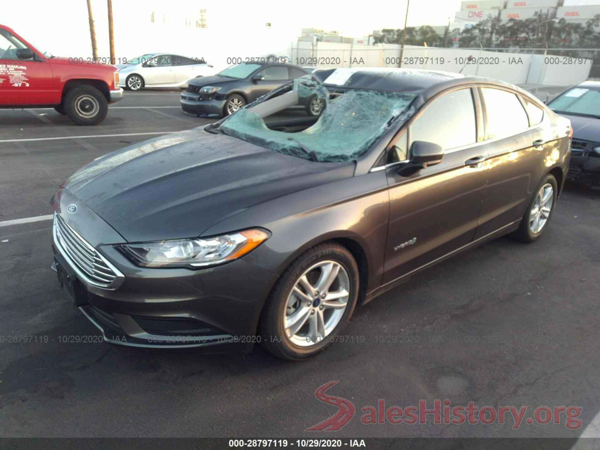 3FA6P0LU3JR232653 2018 FORD FUSION HYBRID