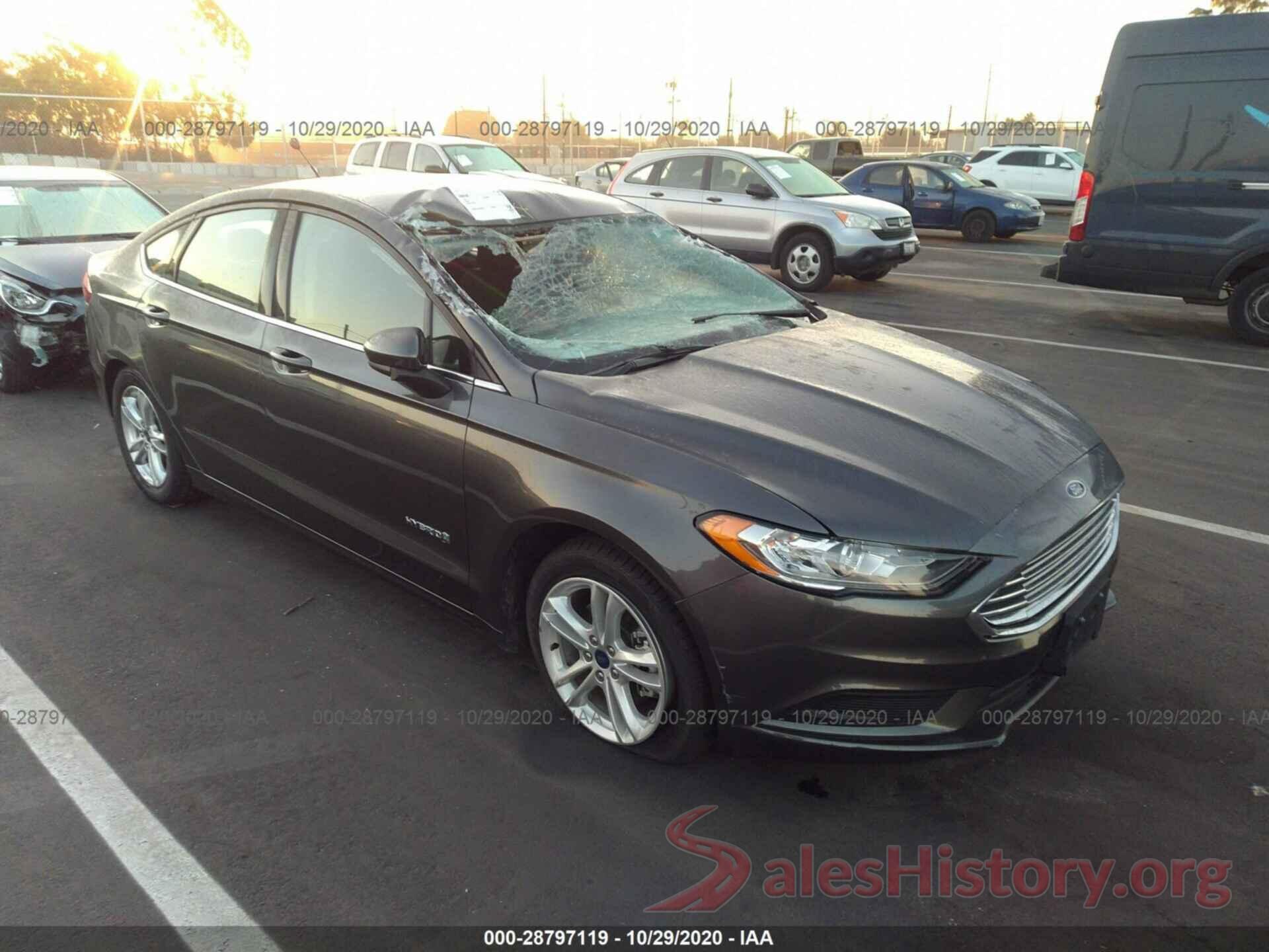 3FA6P0LU3JR232653 2018 FORD FUSION HYBRID