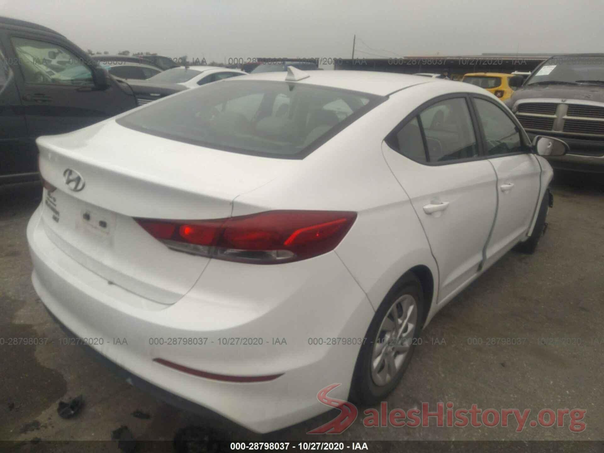 5NPD74LF5HH180238 2017 HYUNDAI ELANTRA