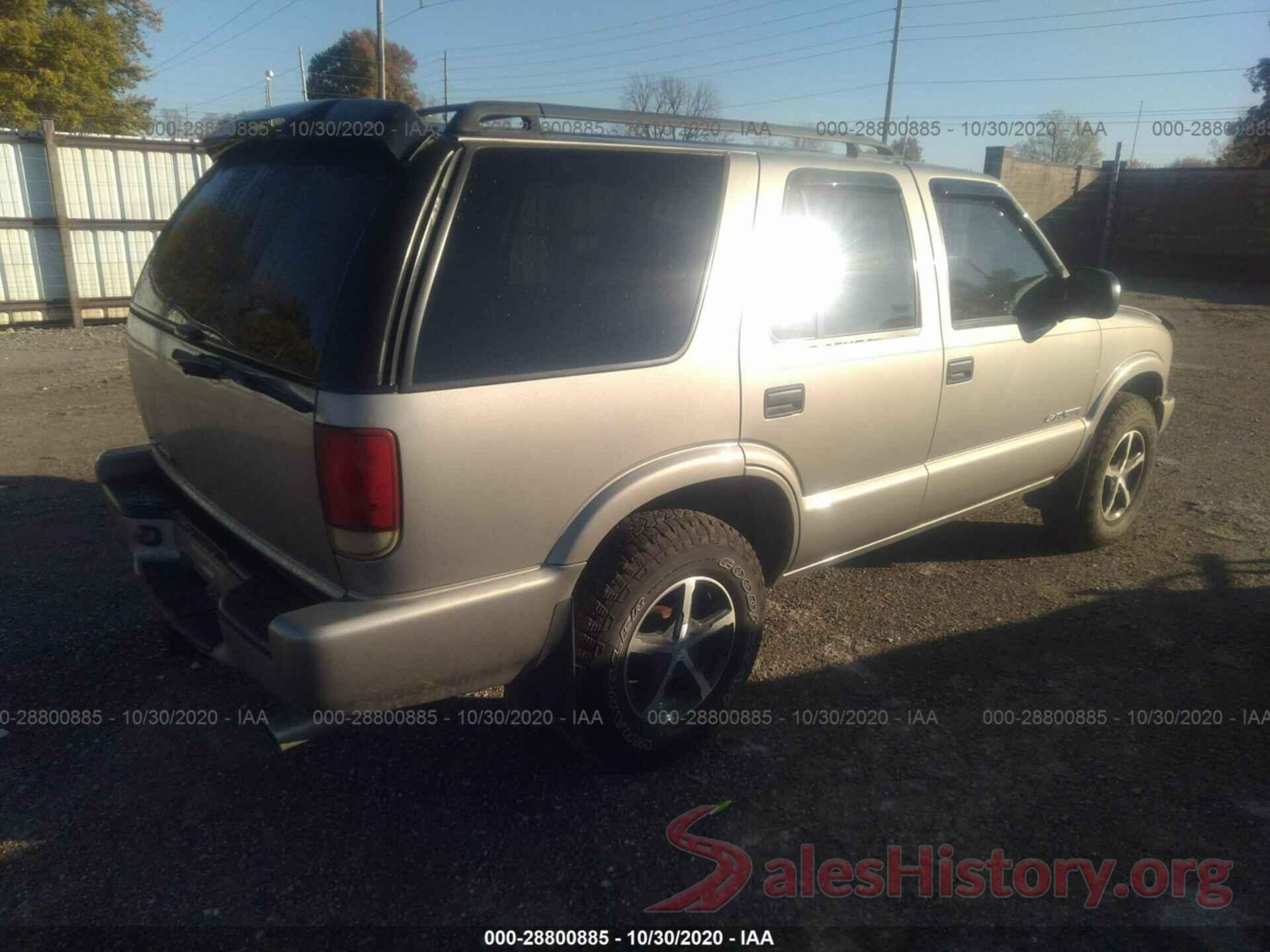 1GNDT13X24K153164 2004 CHEVROLET BLAZER