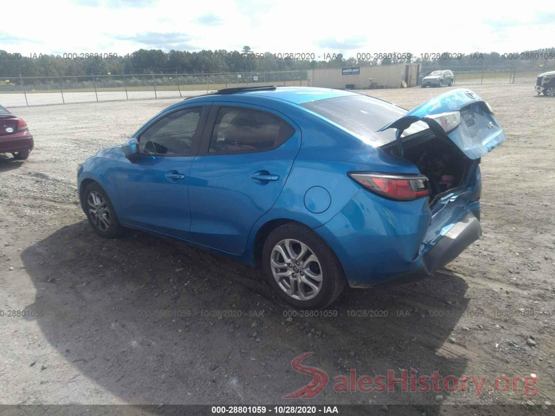 3MYDLBYV9HY164290 2017 TOYOTA YARIS IA