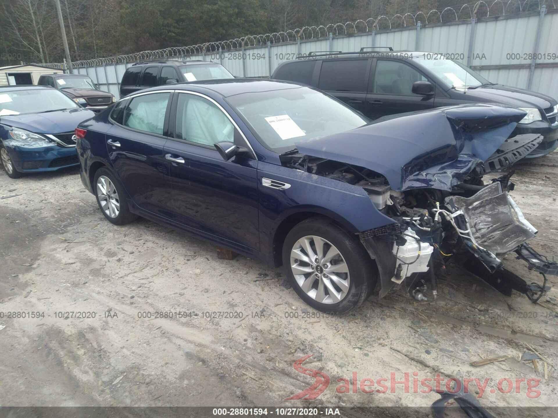 5XXGU4L33GG101347 2016 KIA OPTIMA