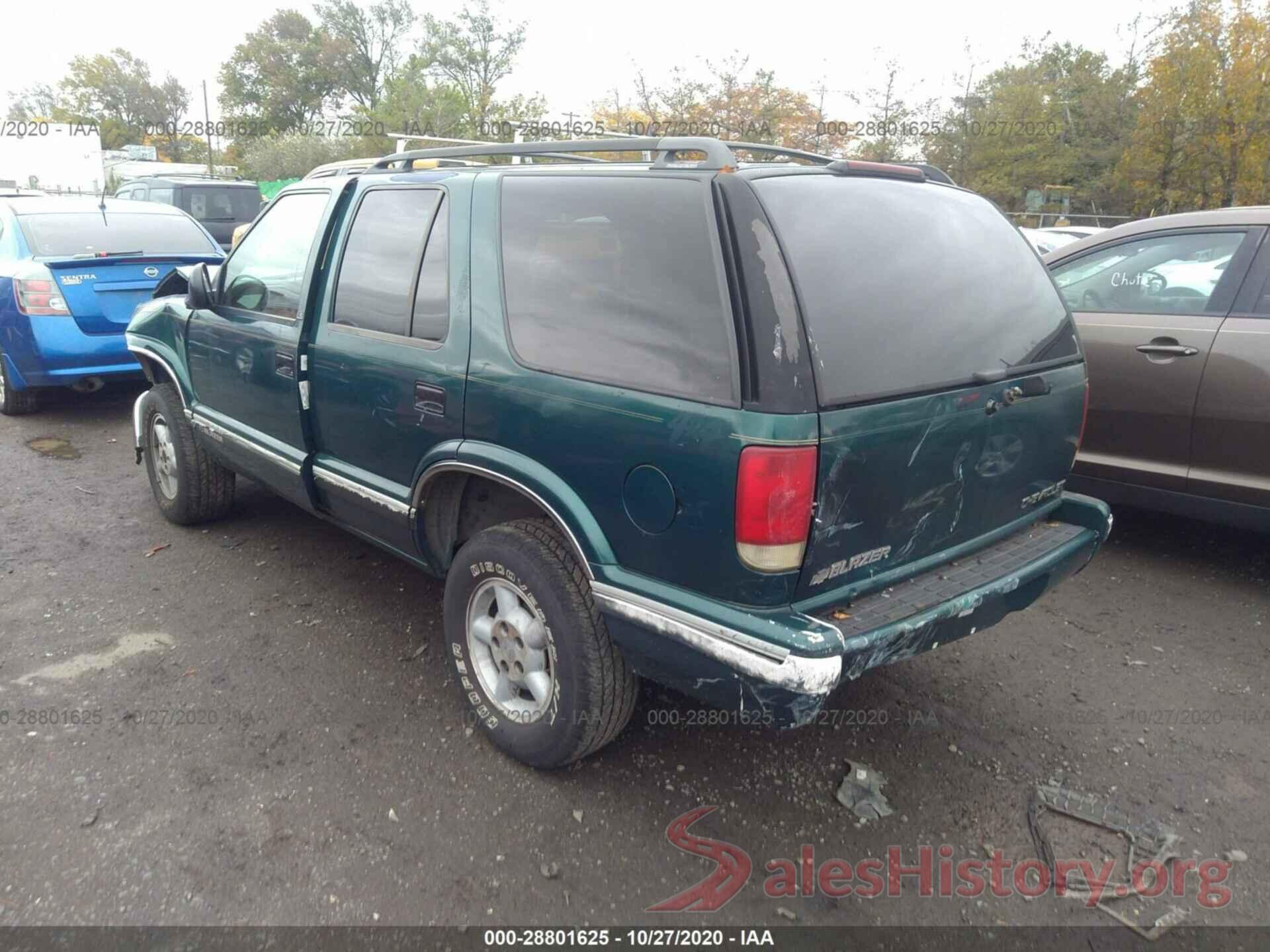 1GNDT13W5VK167813 1997 CHEVROLET BLAZER