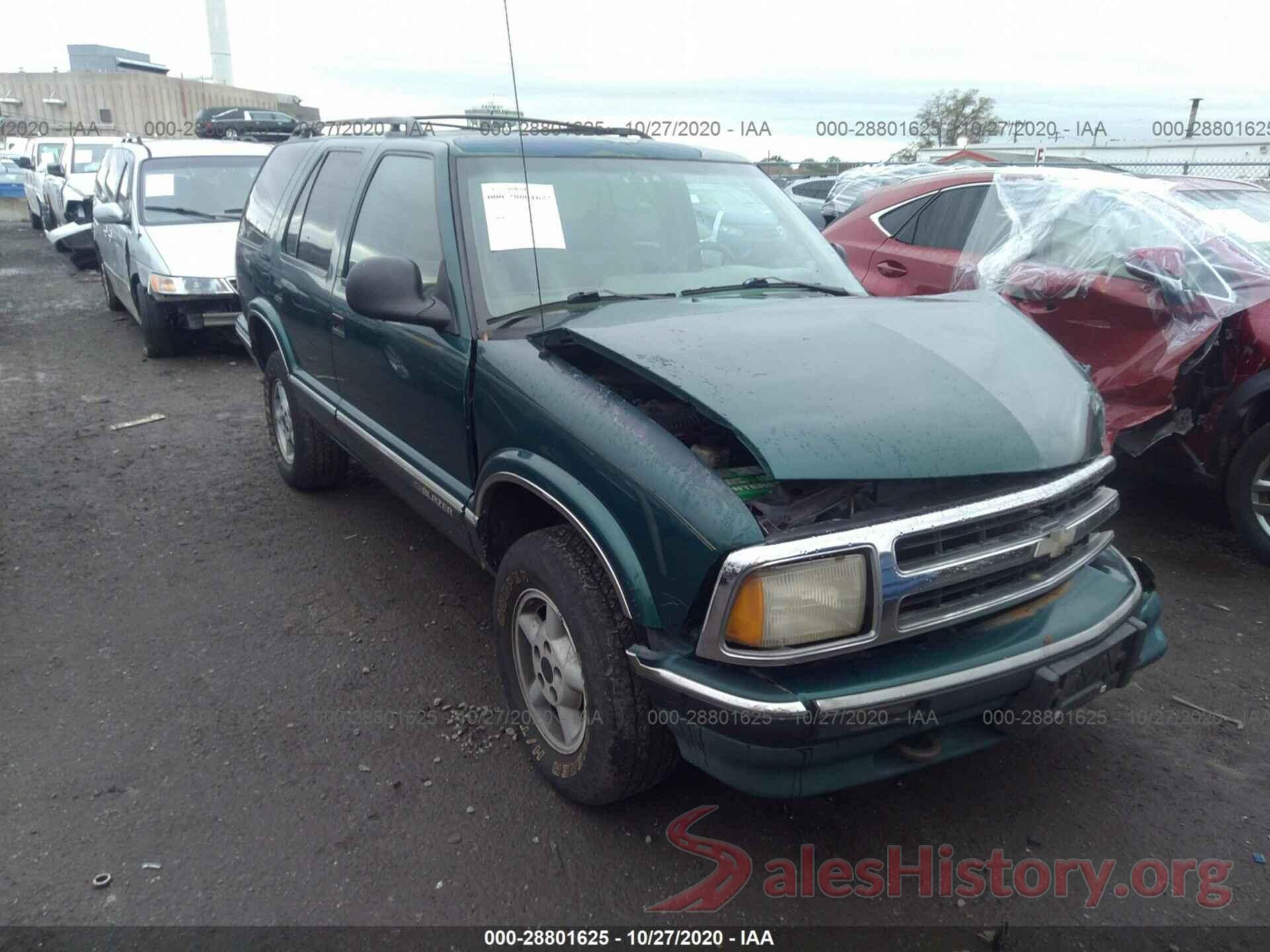 1GNDT13W5VK167813 1997 CHEVROLET BLAZER