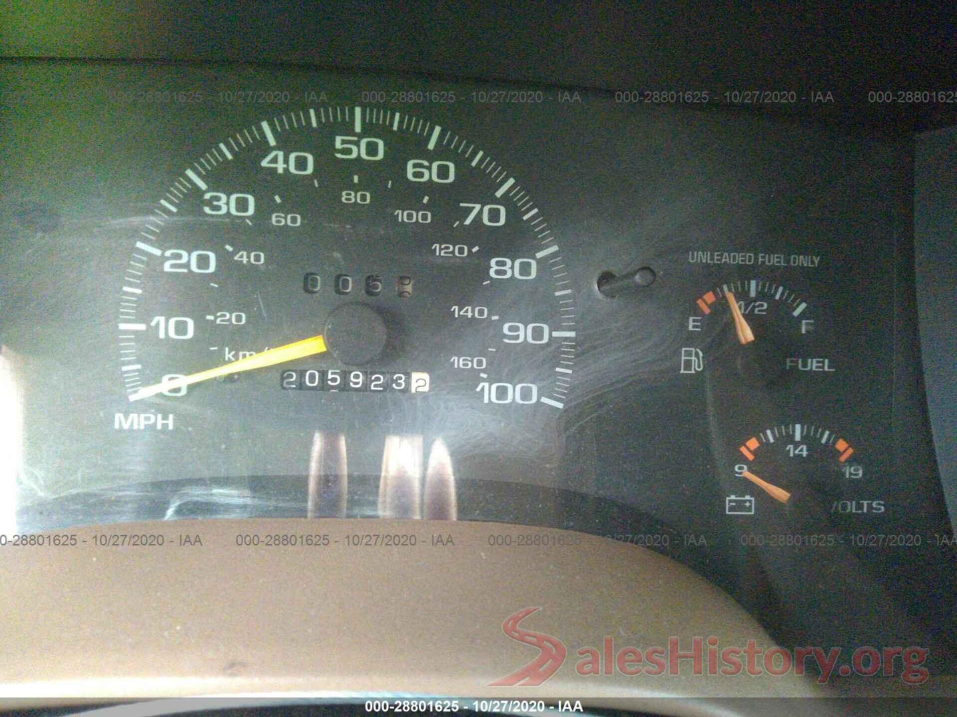 1GNDT13W5VK167813 1997 CHEVROLET BLAZER