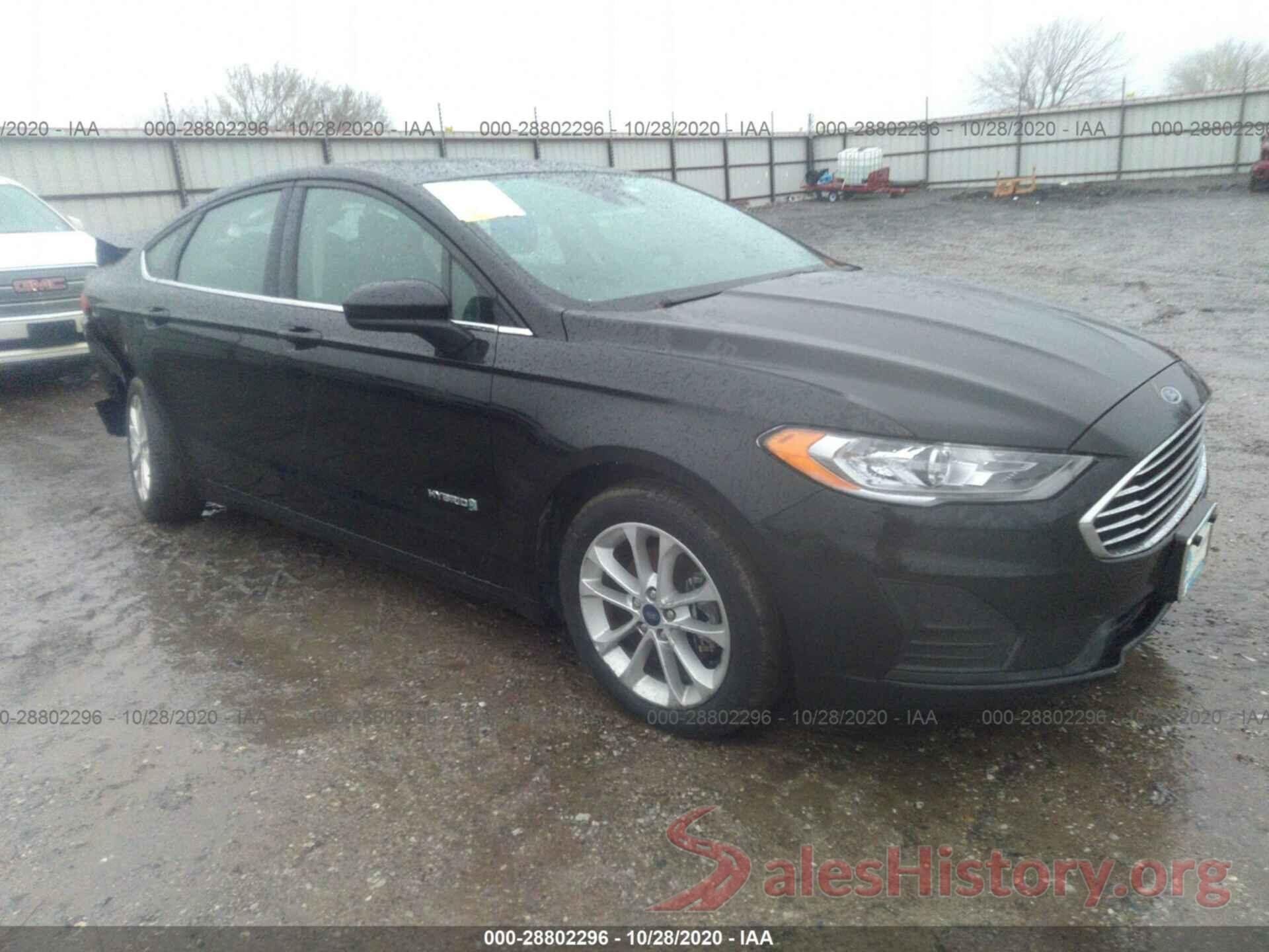 3FA6P0LU8KR107049 2019 FORD FUSION HYBRID