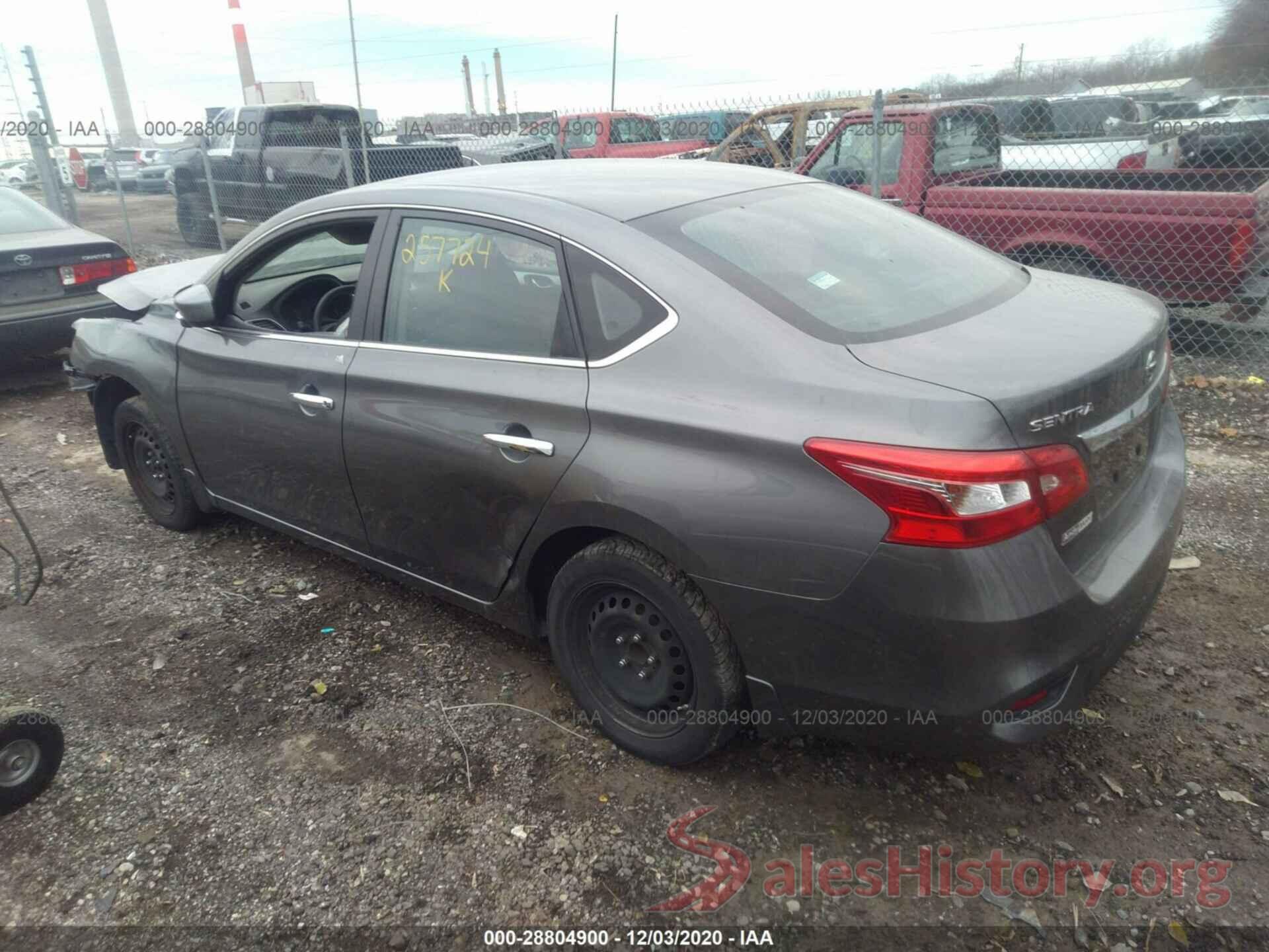 3N1AB7AP1GY257724 2016 NISSAN SENTRA