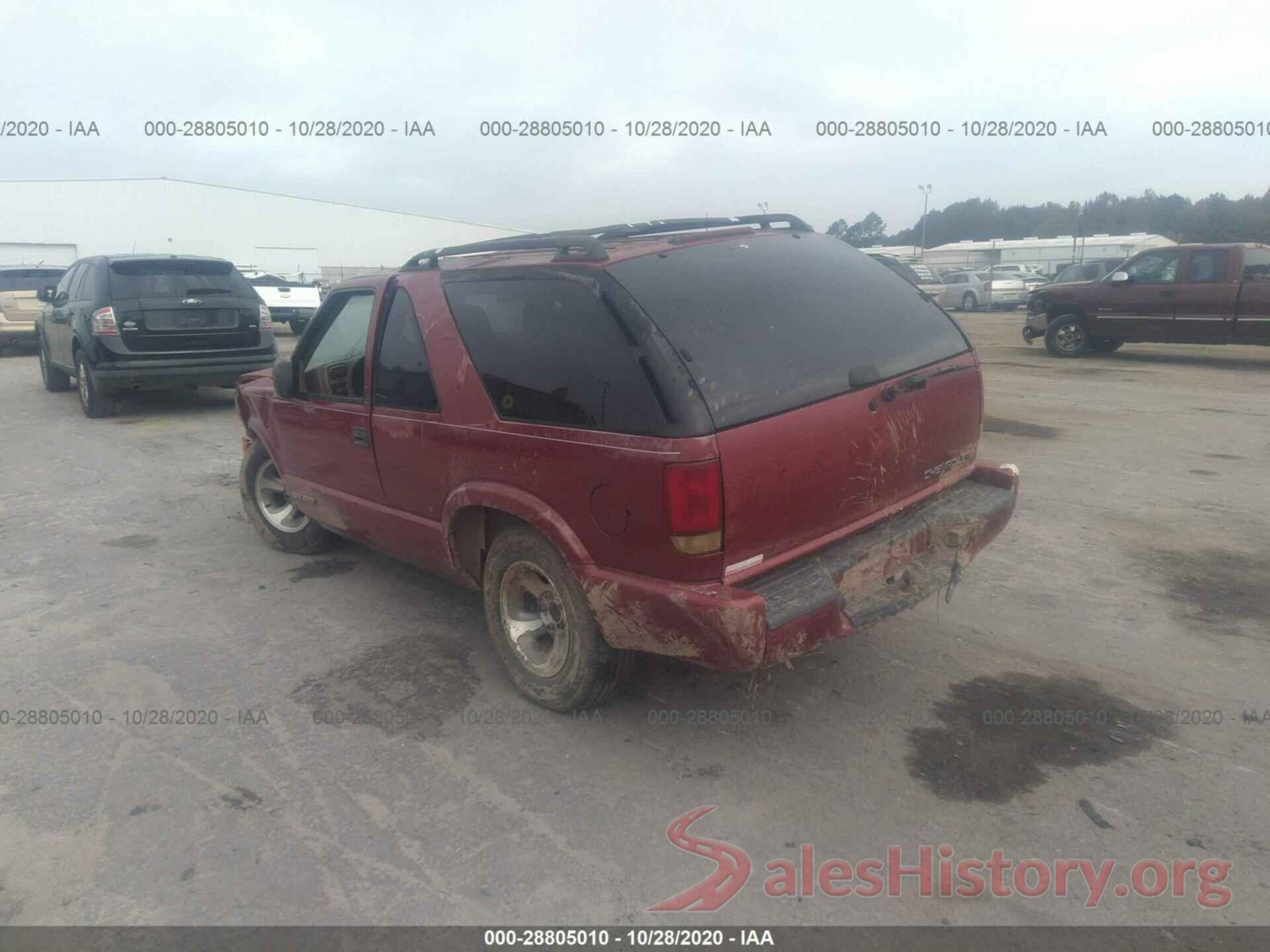 1GNCS18W4YK207360 2000 CHEVROLET BLAZER