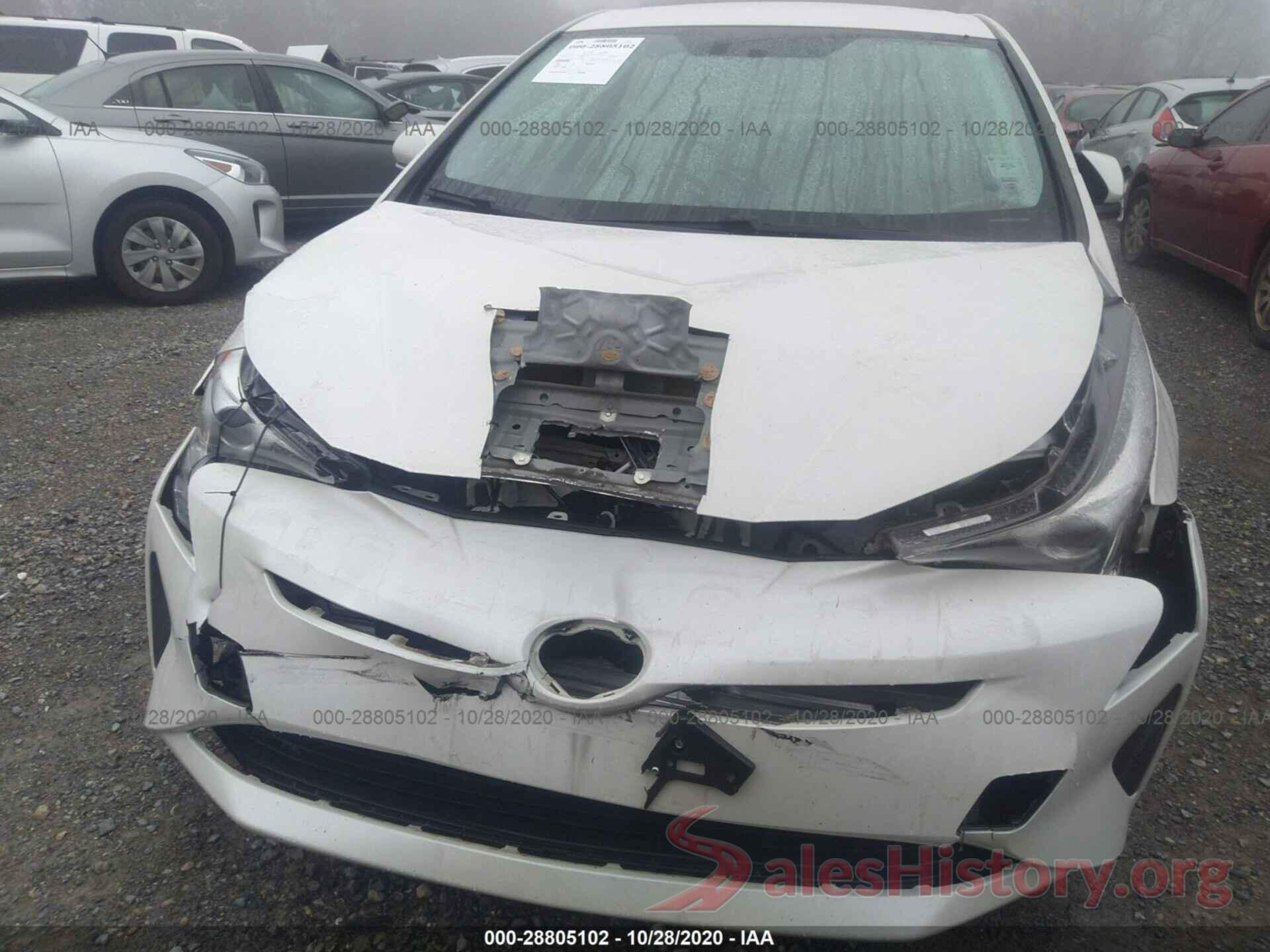 JTDKARFU1G3005785 2016 TOYOTA PRIUS