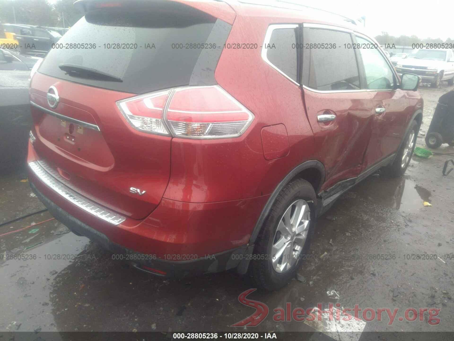 KNMAT2MT8GP724841 2016 NISSAN ROGUE