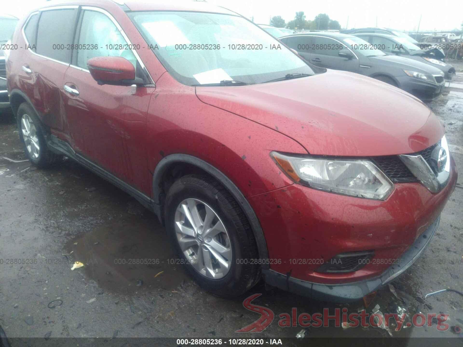 KNMAT2MT8GP724841 2016 NISSAN ROGUE