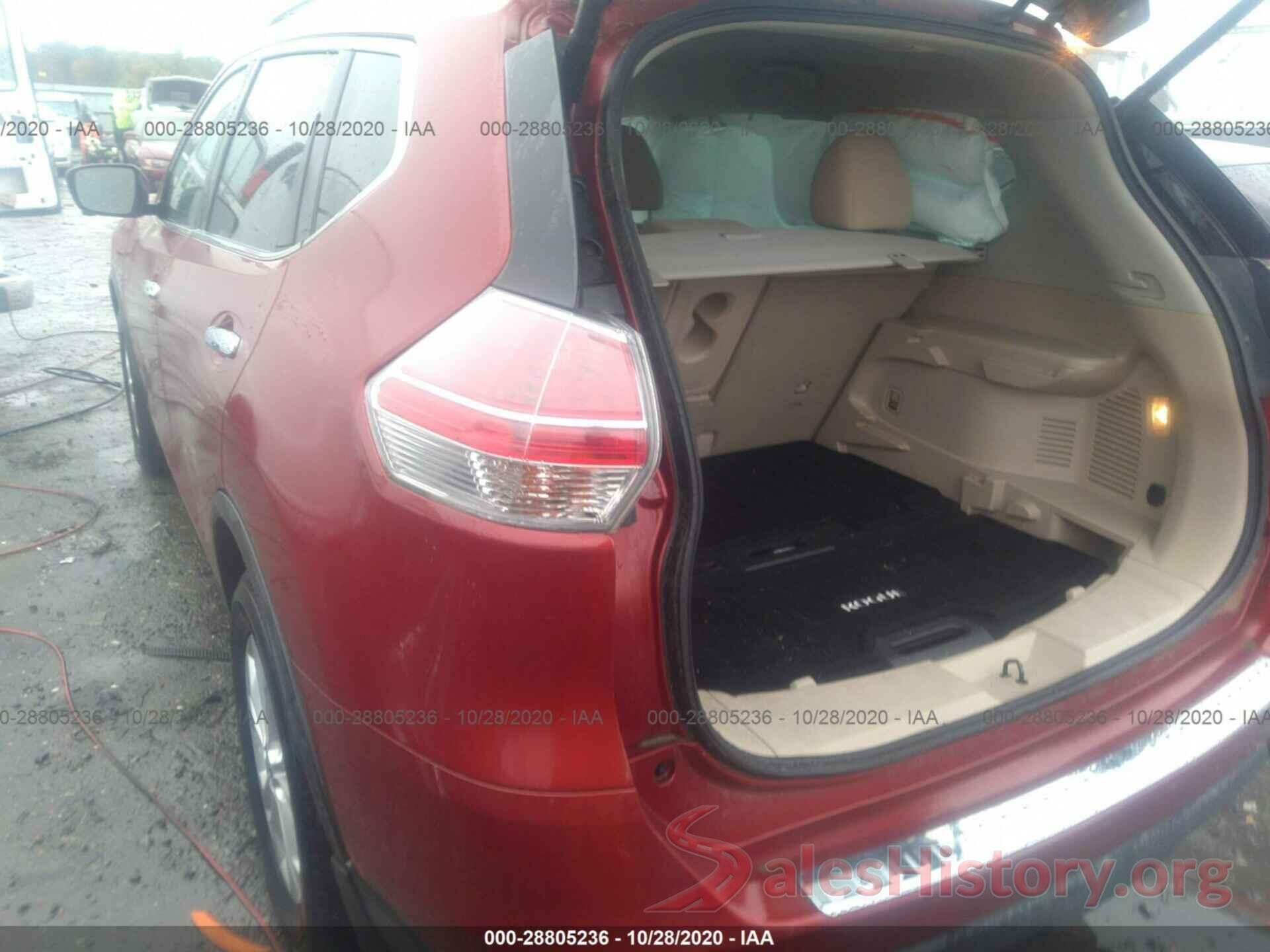 KNMAT2MT8GP724841 2016 NISSAN ROGUE