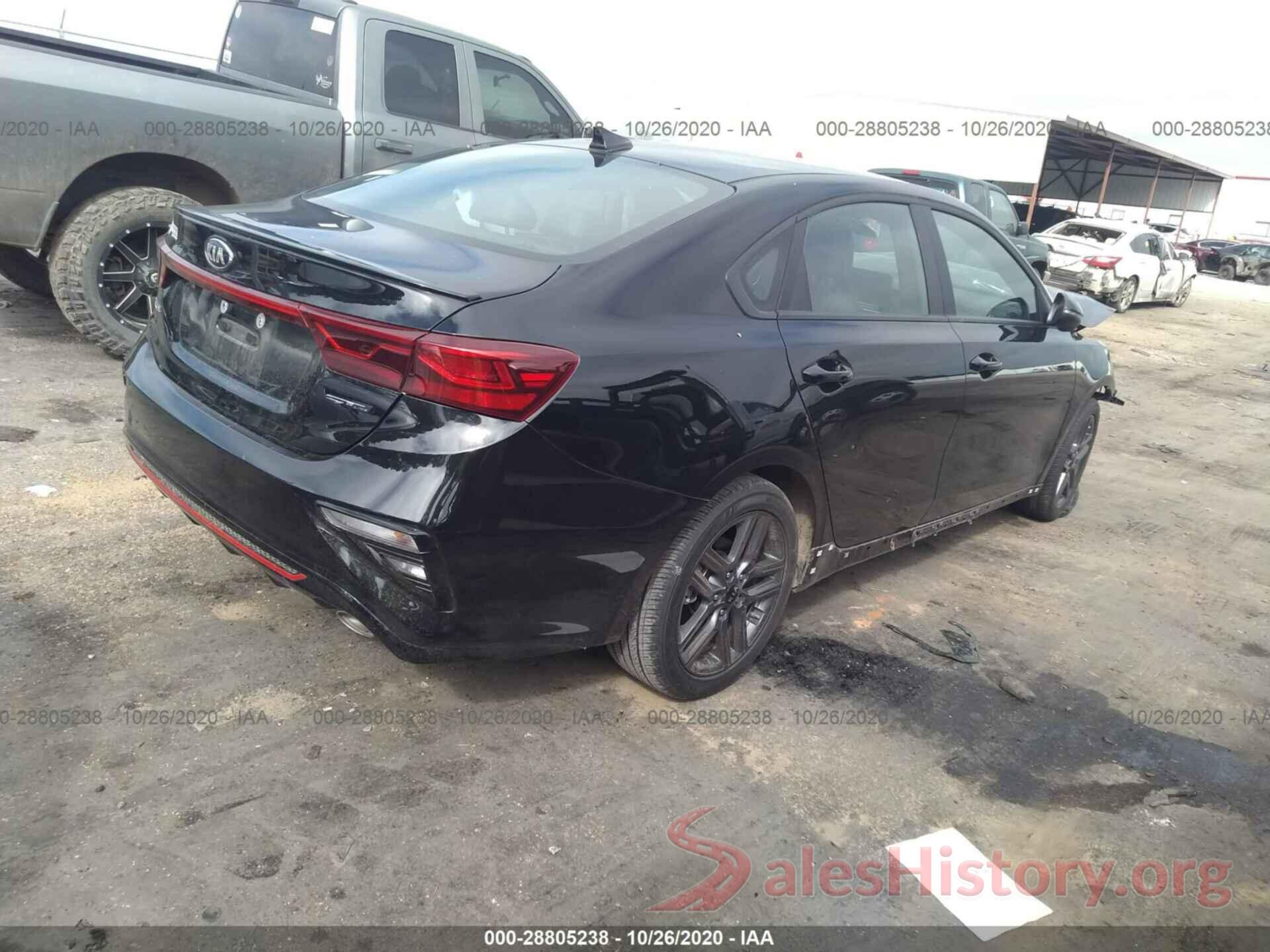 3KPF34AD3LE228452 2020 KIA FORTE