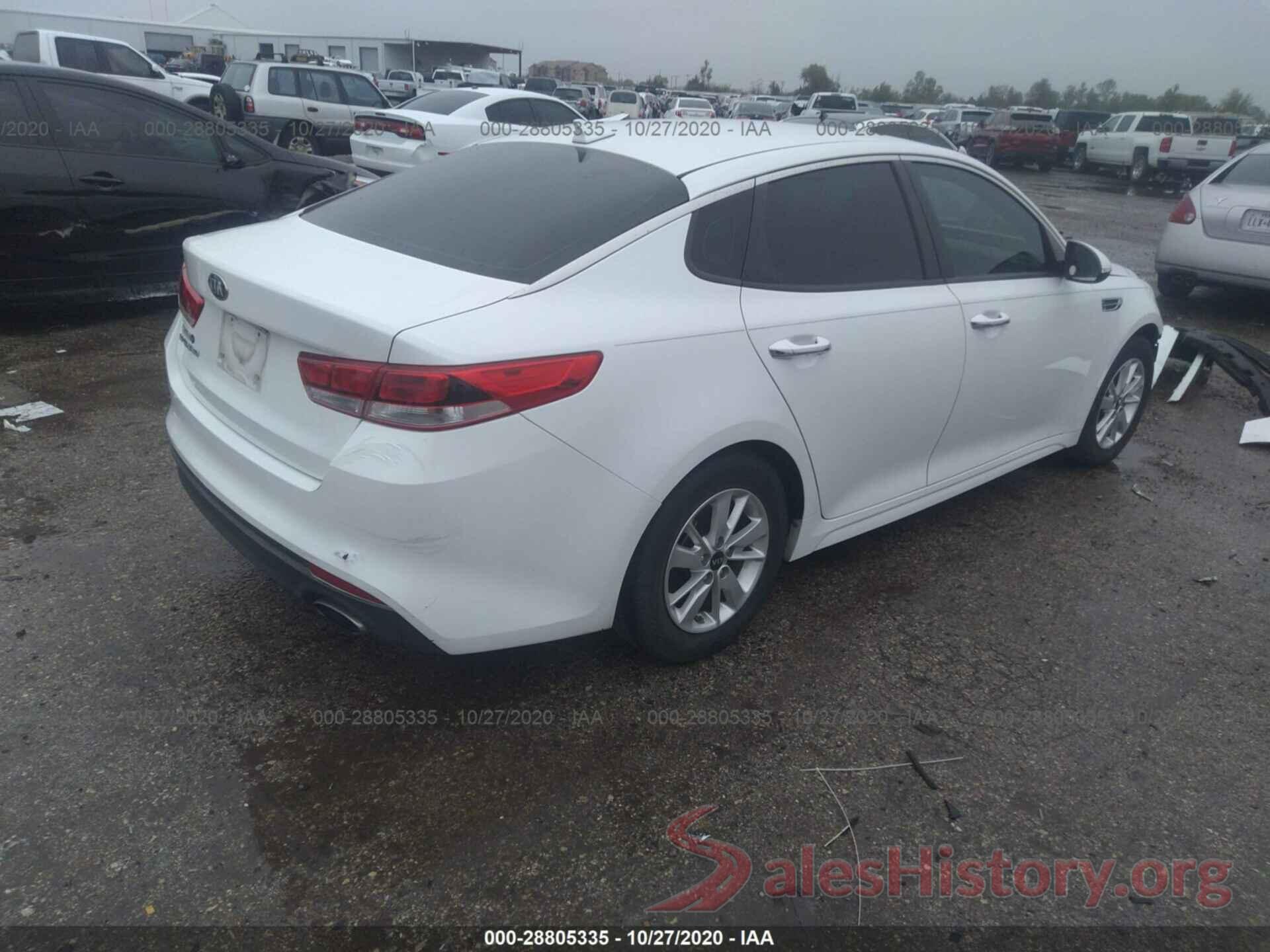 5XXGT4L38GG054187 2016 KIA OPTIMA