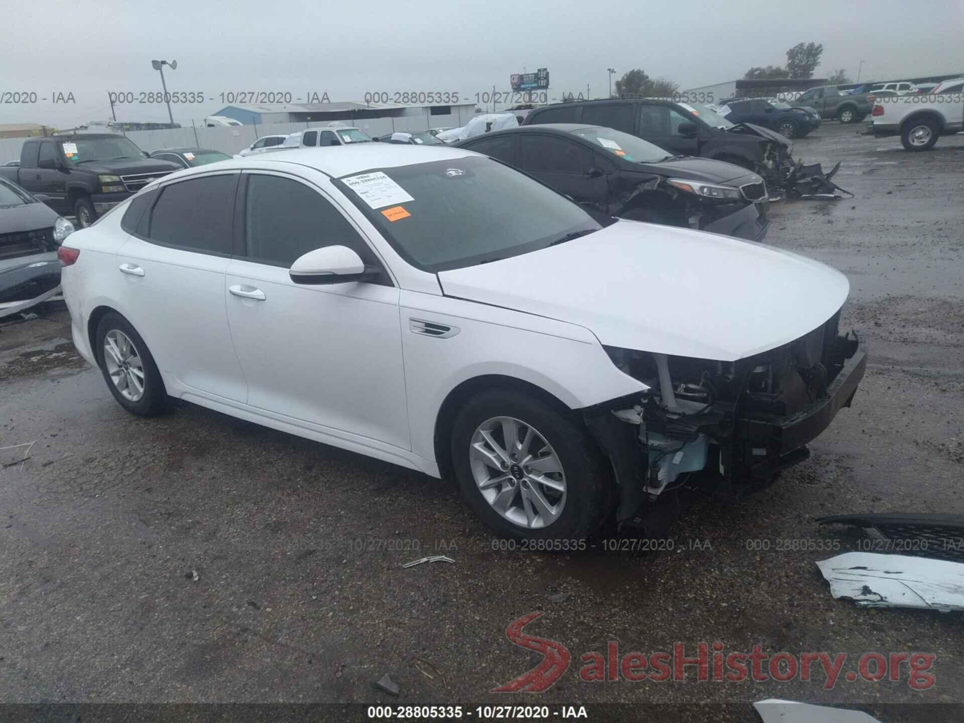 5XXGT4L38GG054187 2016 KIA OPTIMA